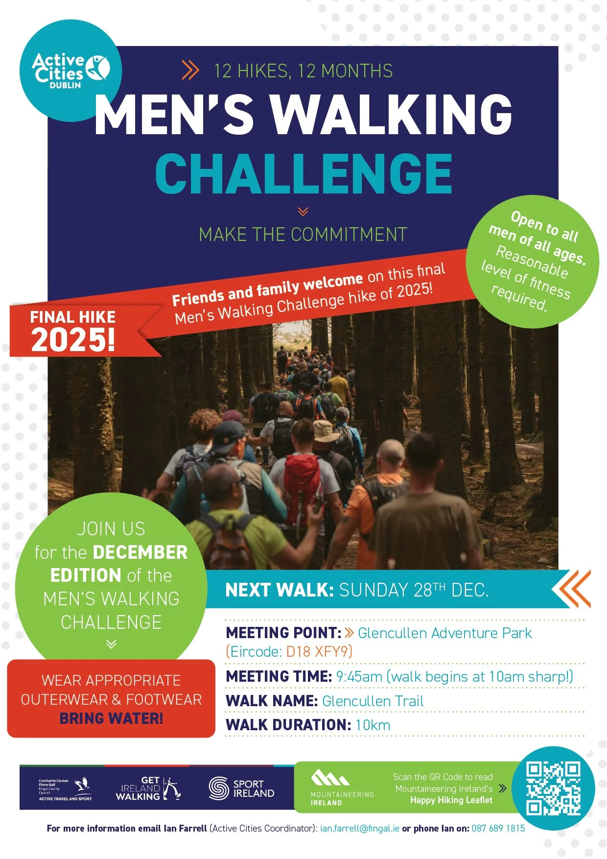Men's Walking Challenge poster