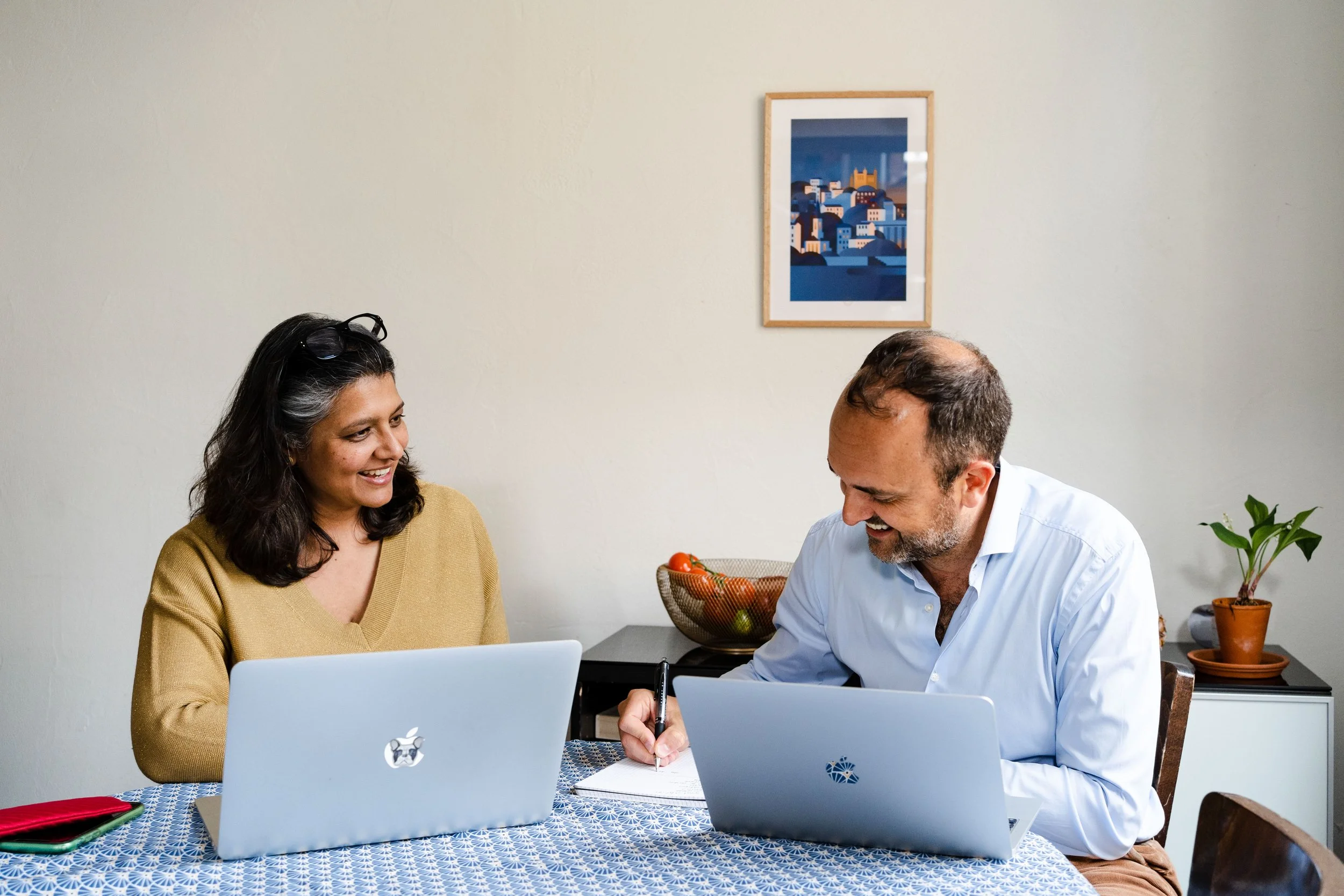 Tanvi Mehta coaching a client