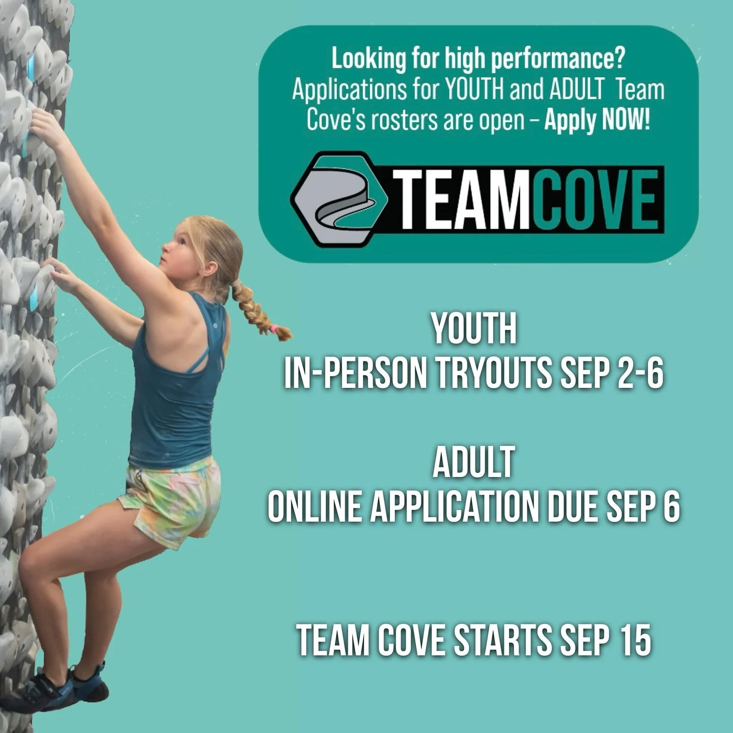 Ready to level up your strength this year? TEAM COVE is accepting new members! πͺ
β‘ YOUTH TEAMS β‘
1οΈβ£ Development Team:
- Build your foundation.
- Learn fundamental techniques and training habits.
2οΈβ£ Performance Team:
- Push your limits.
- Tr