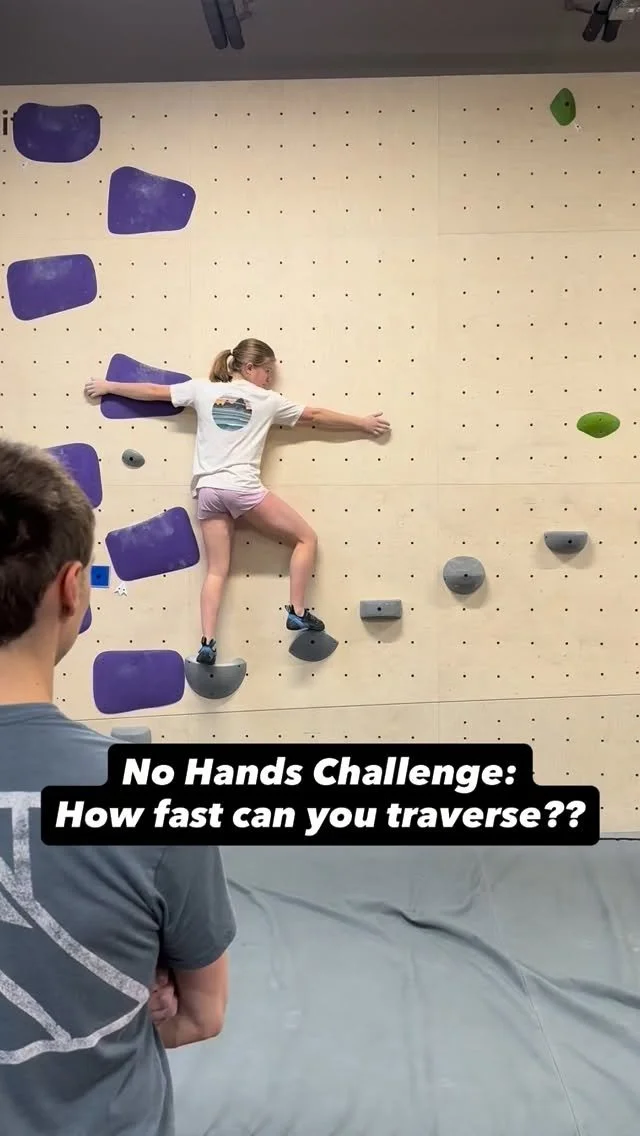 Team Cove leveling up their footwork with no-hands slab 👣
No-hands slab forces you to trust your feet, engage your lower body, and move with precision.
The challenge? Doing it with speed or trying it with your eyes closed 👀
Only up until the res