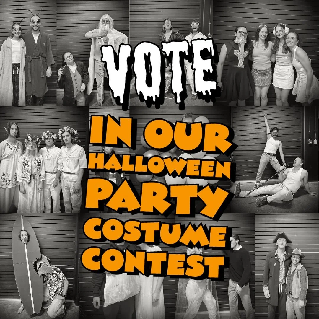 Voting is open for the costume contest! Check out the link in our IG bio to vote. Thanks to everyone who dressed up 🎃!
.
Voting closes Monday night!