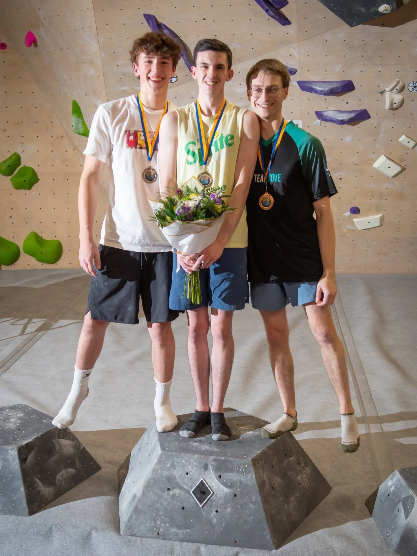 Podium photos from THE UNDERCURRENT
NL Open Boulder Provincials
 📸 @trevoroliverharris 🙏

Huge congrats to all the competitors! 👏
Great work from Team Cove athletes who stood on the podiums of all divisions 💪

Open Men / NB
🥇Cole Evans (Team Cov