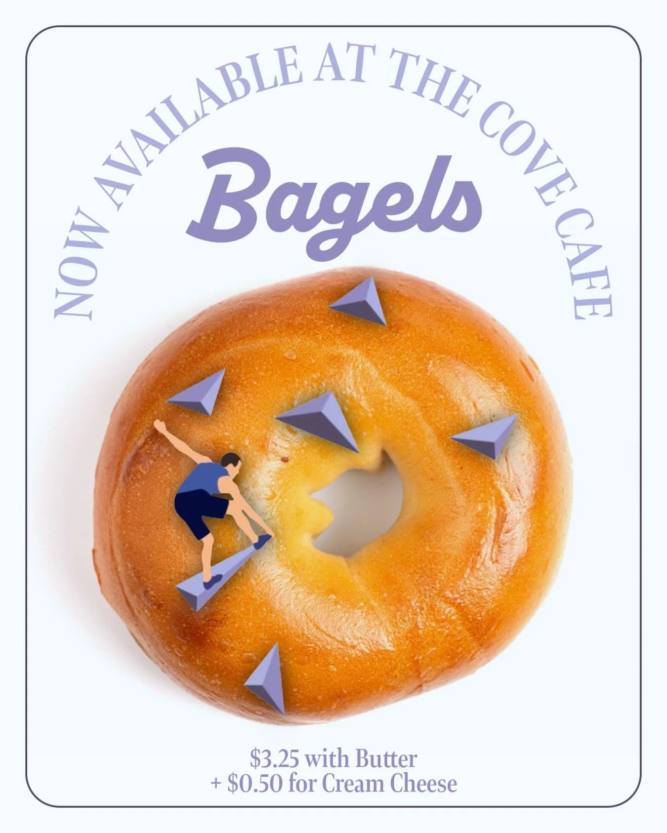 Yes - BAGELS!!! We now have this hueco shaped snack available at our cafe! 🥯 😋