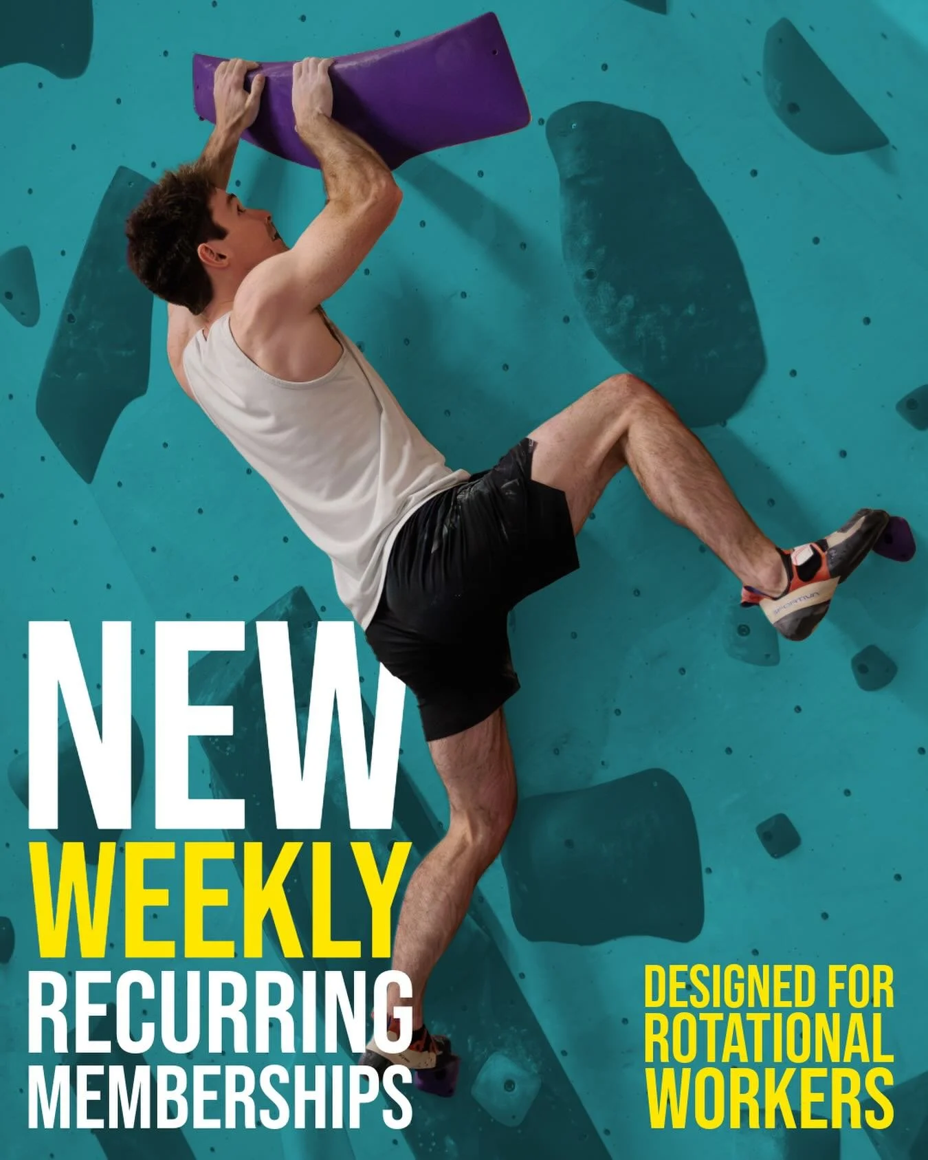 🆕➡️ Built for rotational workers, this is a membership option modelled after our popular monthly recurring membership! 
.
This is a weekly recurring membership &ndash; it has a start-up fee and weekly dues. Includes all of our membership benefits!
.