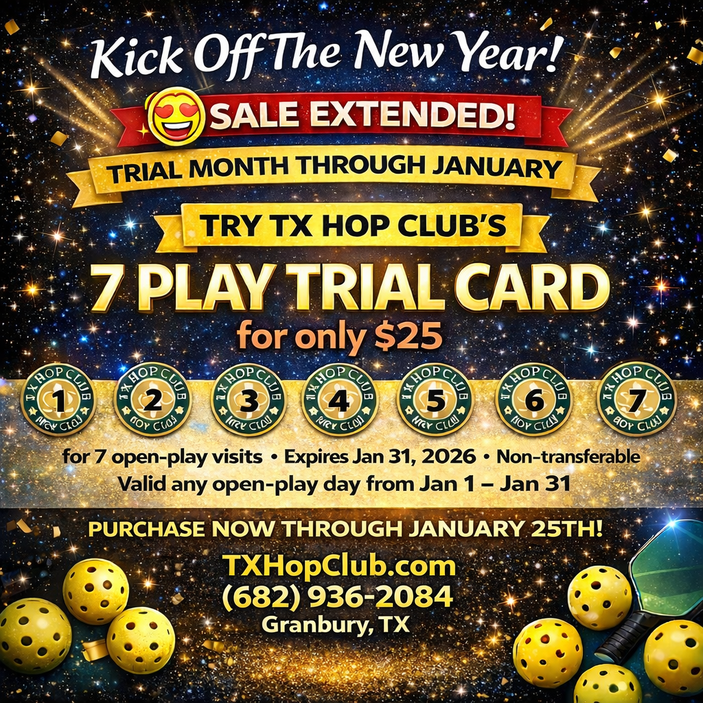 January Trial Card - 7 Open Plays