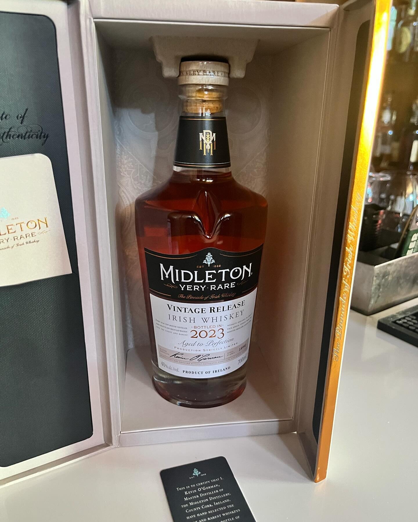 X is proud to add Midleton Very Rare Irish Whiskey its list of fine spirits!

&ldquo;The idea behind Midleton Very Rare is that each expression has its own character&hellip; The 2023 edition is one for those who like older, more mature whiskeys. It a