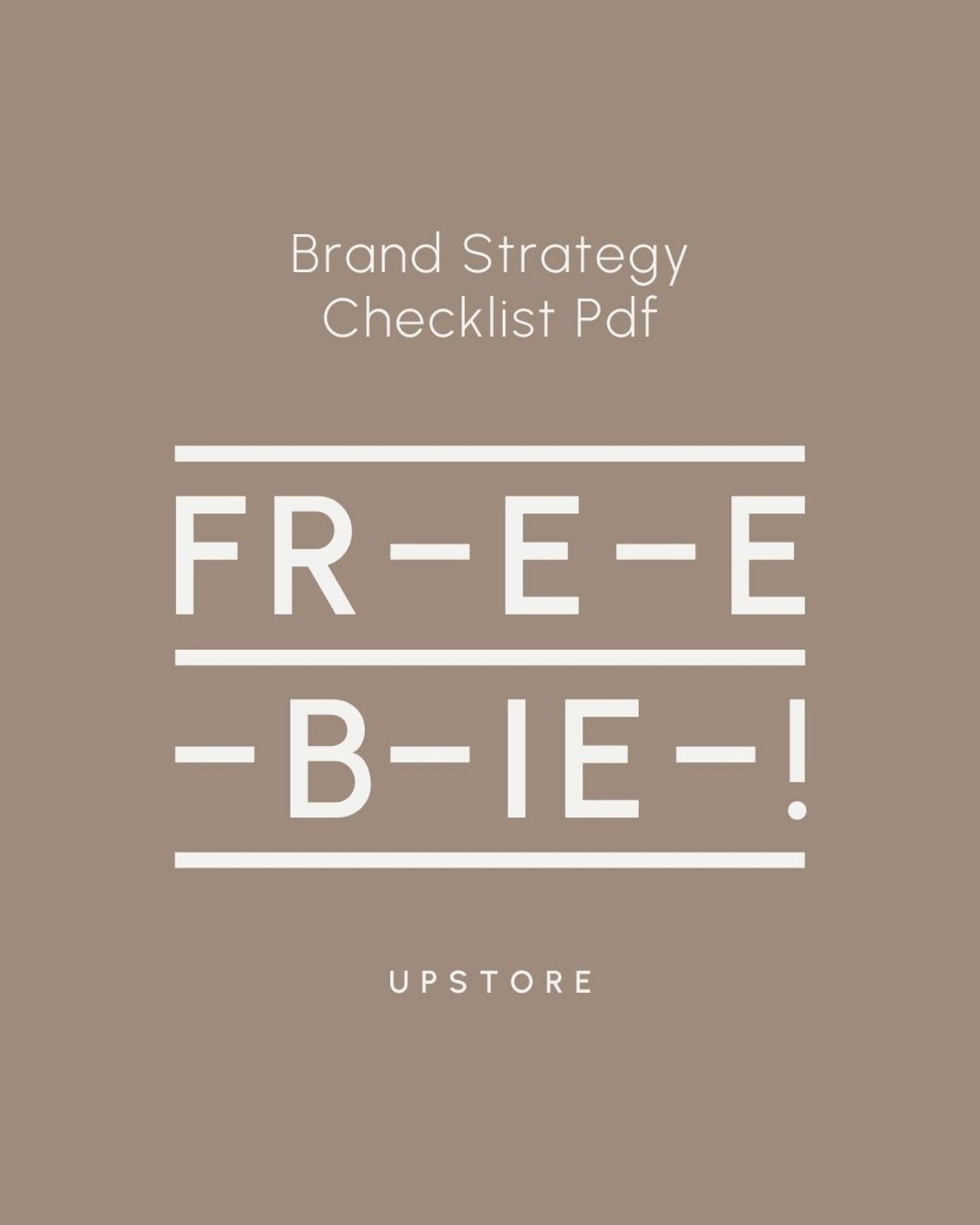 I made a thing, ya all 🤎

Just to make sure
you have crossed 
your T's and dotted
the I's when it comes
to building a rock
solid brand strategy 💸

Not sure if you got 
everything sussed
when it comes to 
your brand?

Bestie got you 🫶🏼

Claim this
