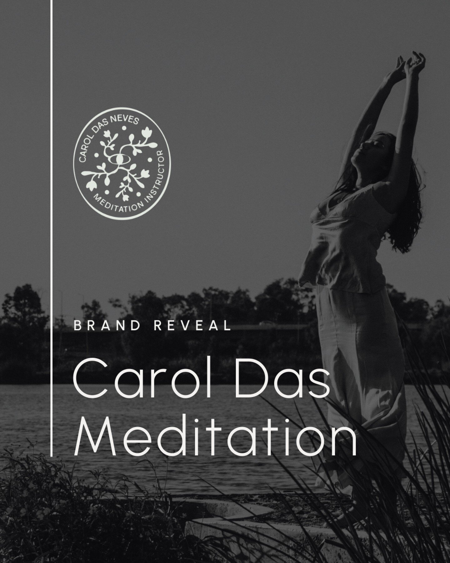 Nothing I love more than a BRAND REVEAL 👀

Introducing the newly 
'upbranded' @caroldasmeditation 🧘🏻&zwj;♀️

Working with Carol has
been the most beautiful 
journey 🥹

Not only is she certified 
by Deepak Chopra but
Carol has the kindest
most gen