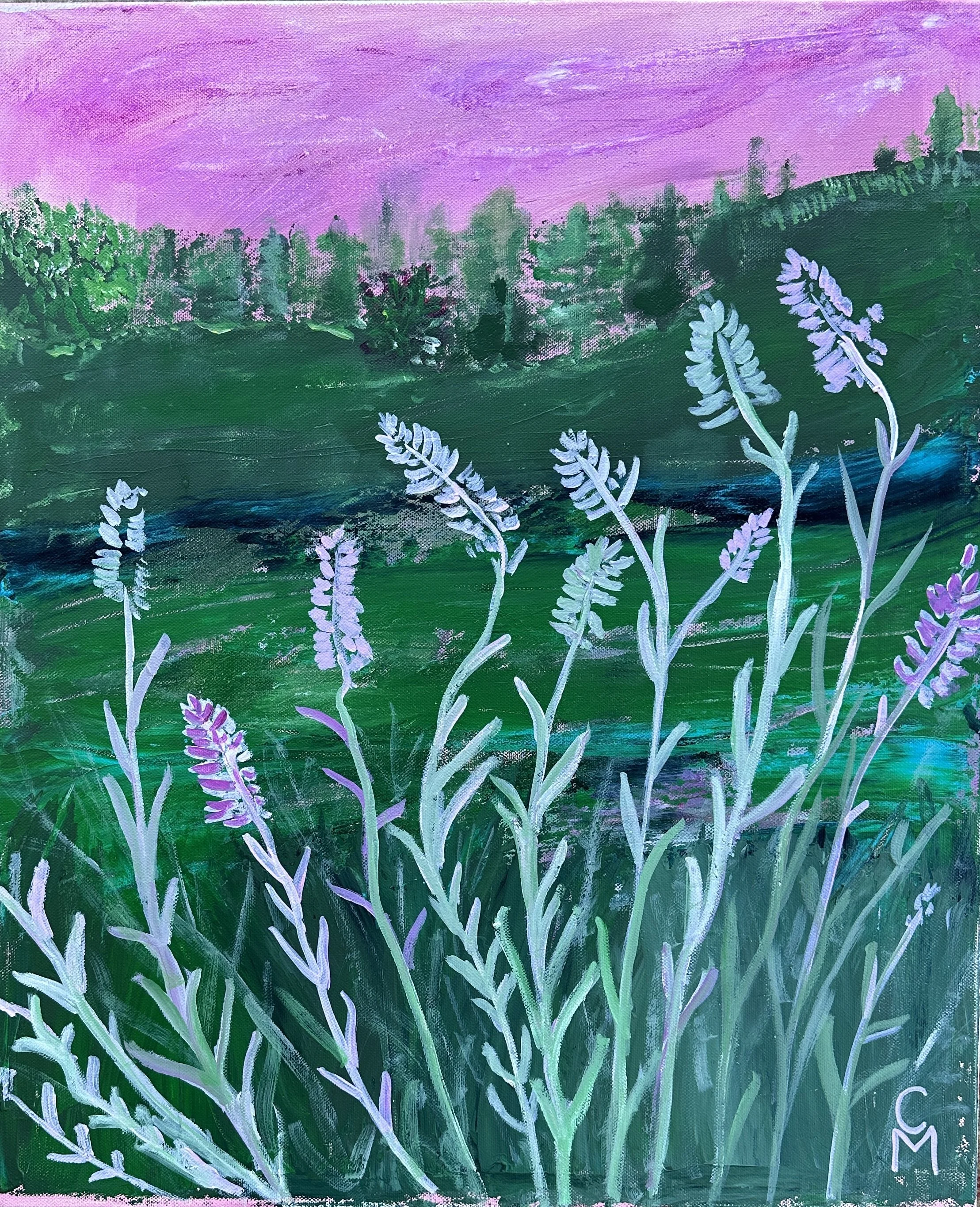 Where the pickerel rush grow