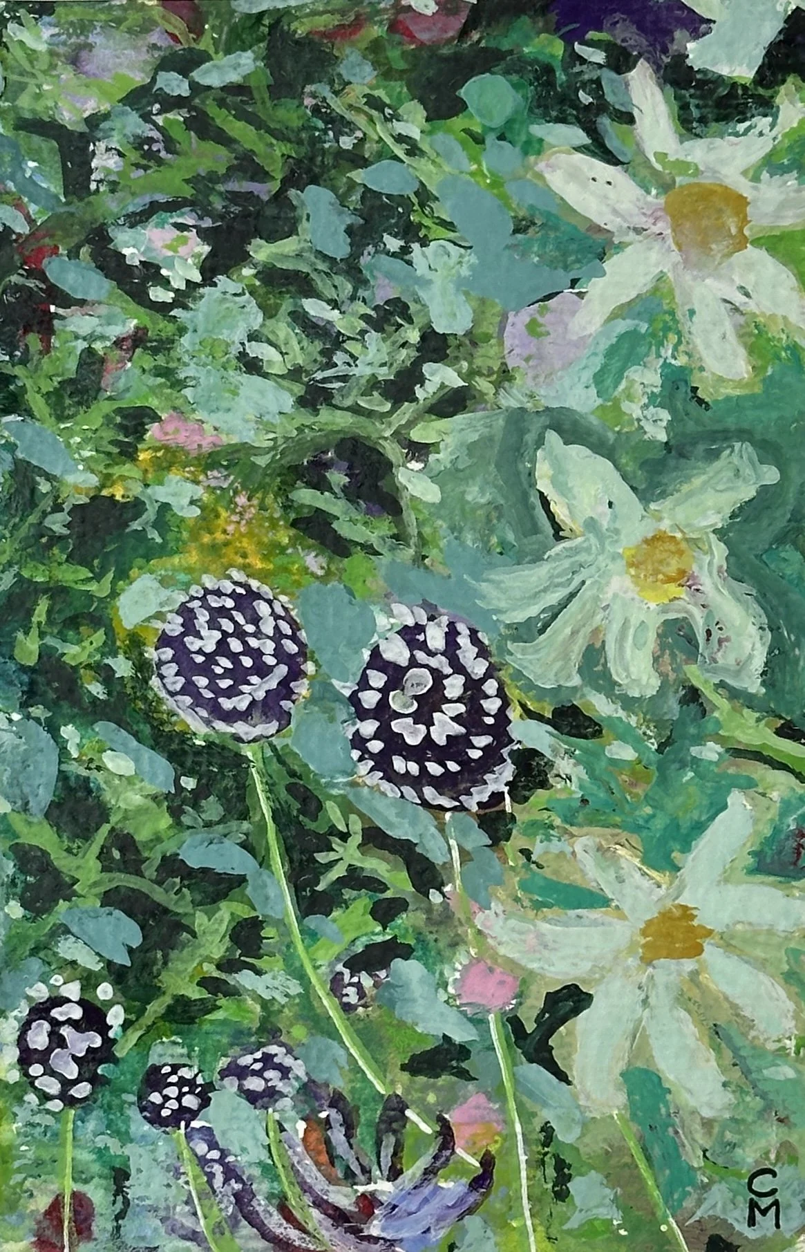 "Spring's Overflowing Garden"