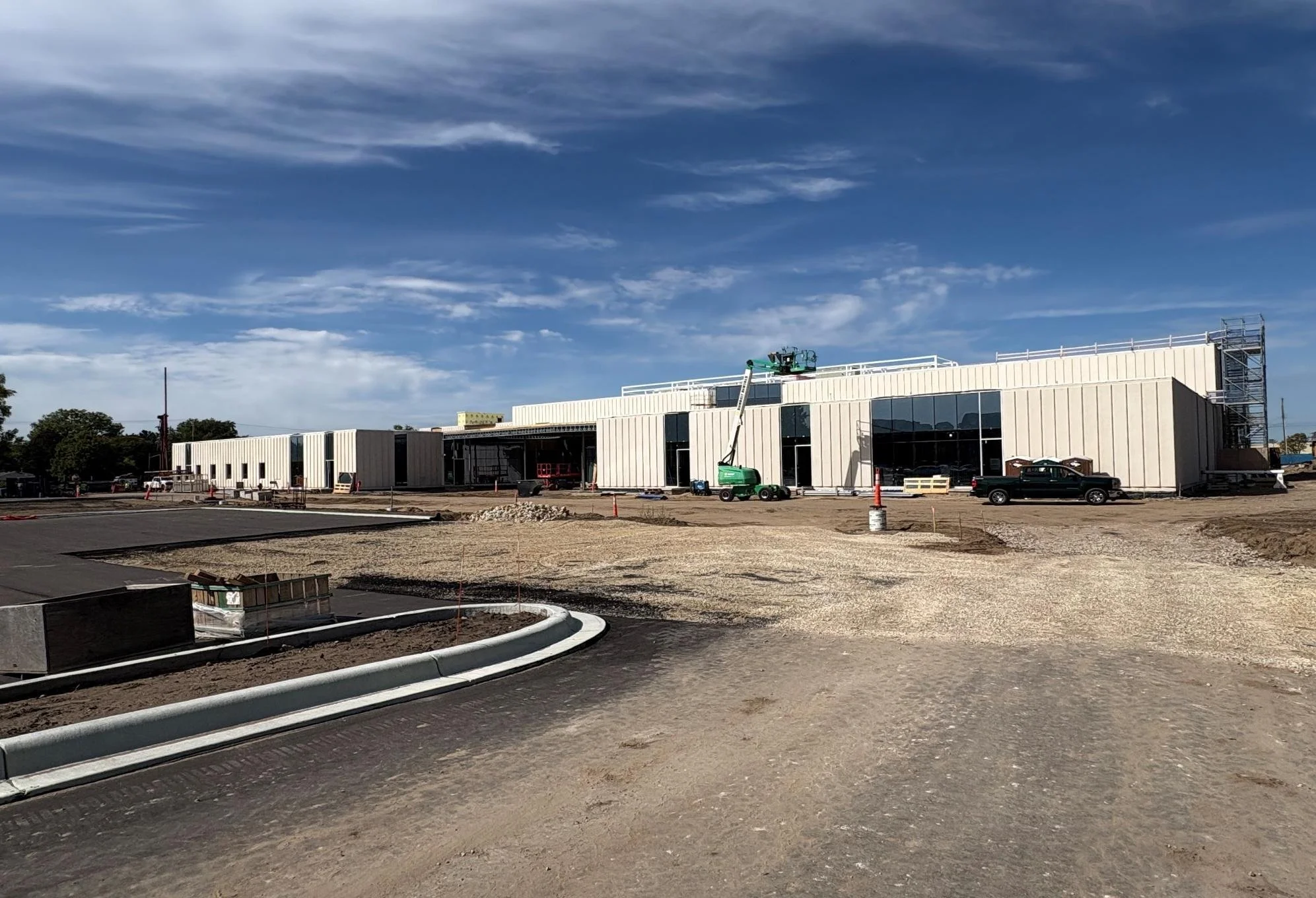 September 23, 2026 - South parking lot and main entry