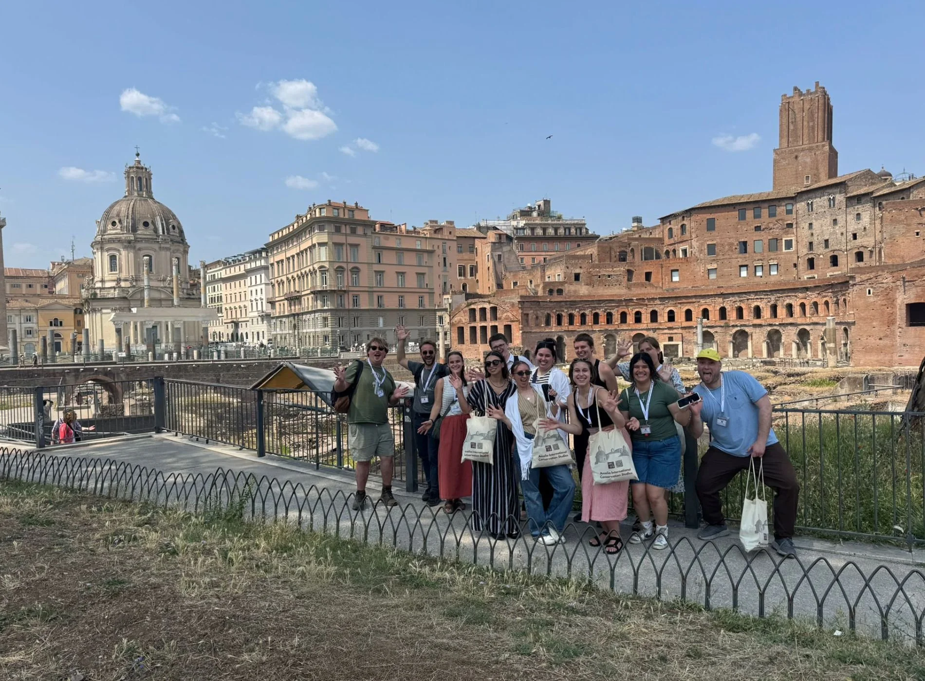 AMELIA INTERNATIONAL CONSERVATION STUDIES ARCIFS AICS FIELD TRIP TO ROME ARCHITECTURE PROGRAM 2025