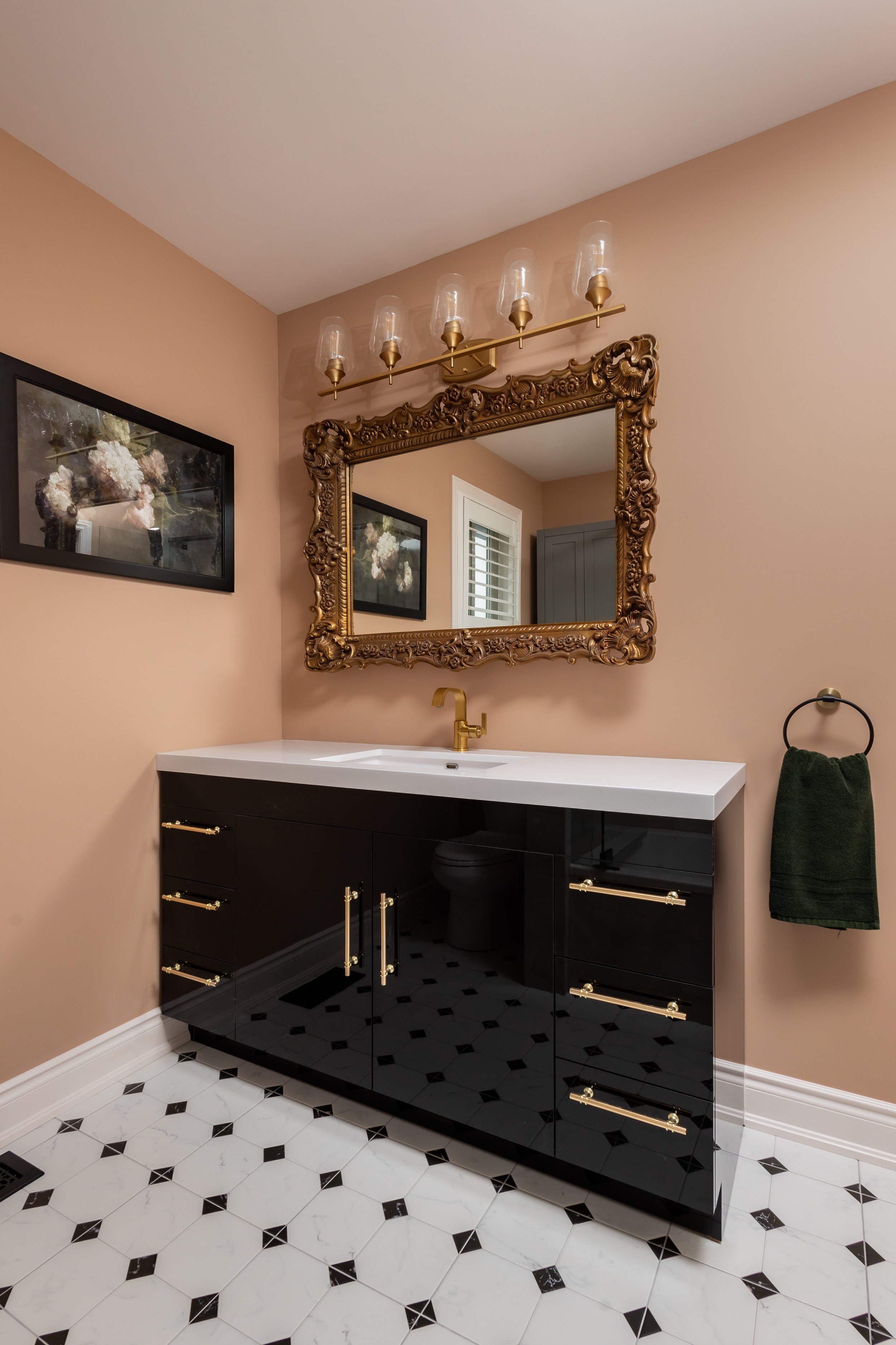 European style bathroom renovation Hamilton ON- DAREALEO DESIGN