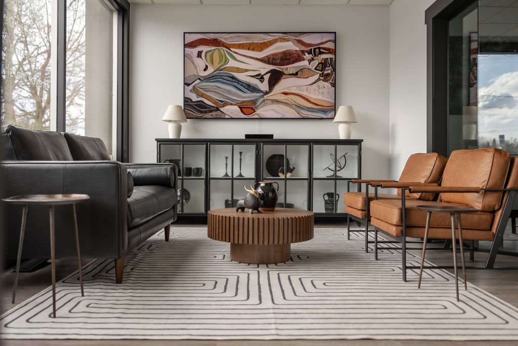 hotel reception interior design - art deco interiors