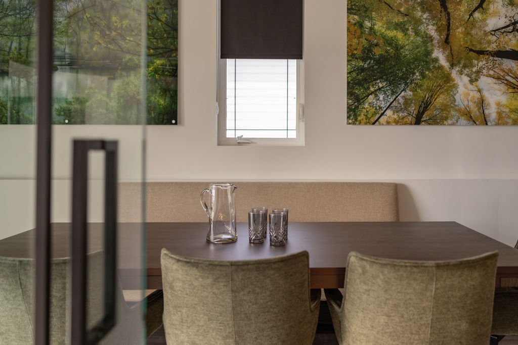 Earth tones board room