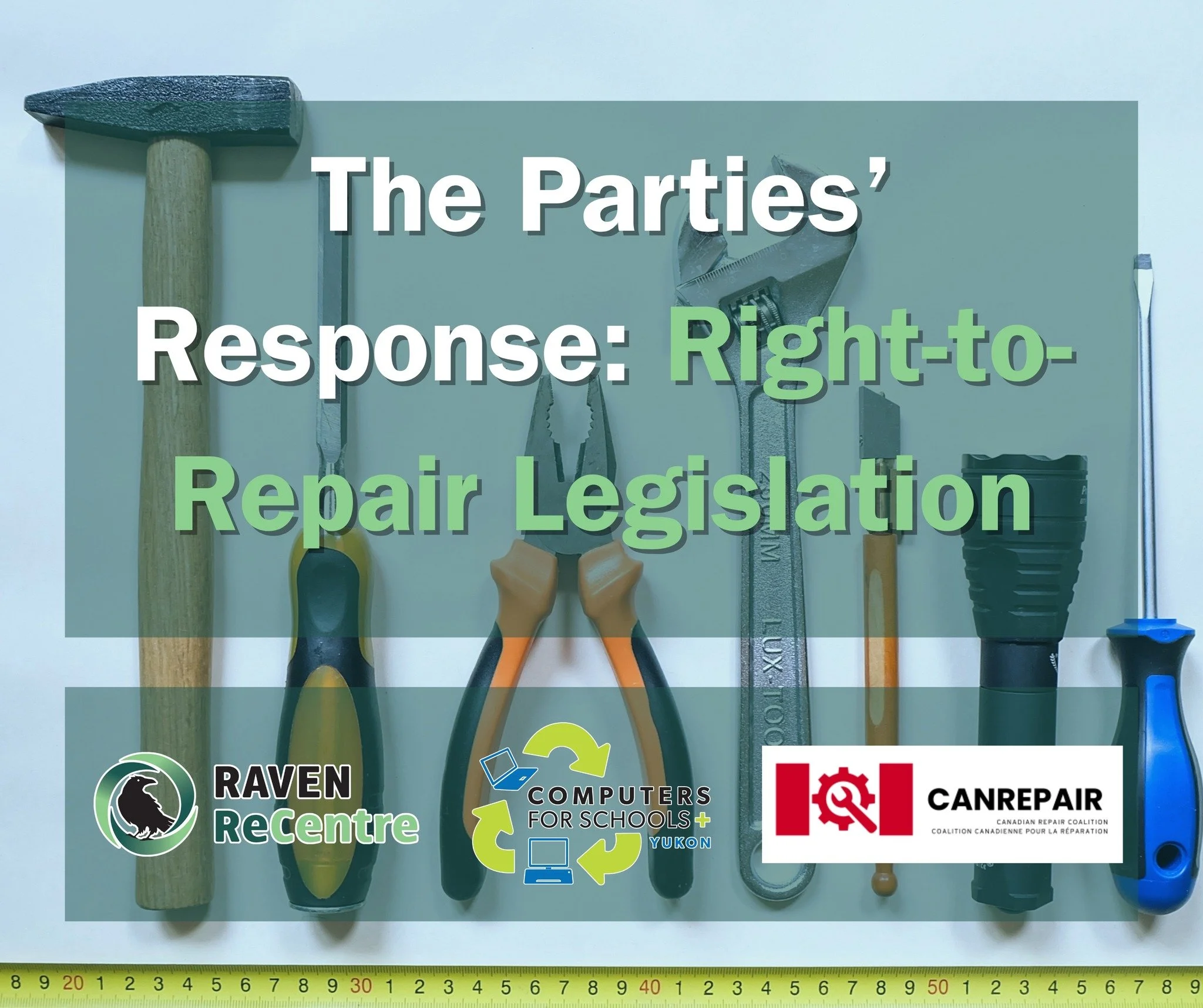 Good morning Yukoners! Thank you for all the engagement everyone did with voicing out our need for the Right-To-Repair Legislation in the Yukon to all of our different political parties. We're happy to report that we've received a response from all t