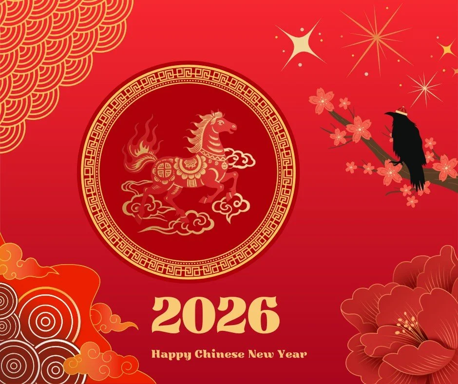 Raven wishes all our Chinese Yukoners and other Southeast Asian folks who celebrate an advanced Happy Lunar New Year! 

恭喜发财! / 恭喜發財! We thank you for all you do for our community and the impact you bring. May the Lunar New Year of the Horse bring yo