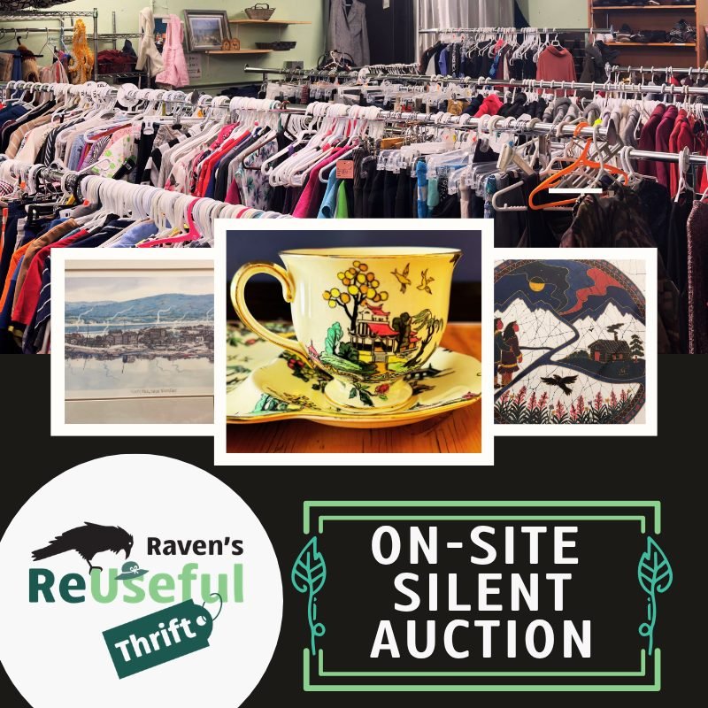 Raven's Reuseful Thrift Store is absolutely stoked to start our silent auctions! 🗣

We've received TONS of valuable and beautiful donations, we're starting out strong with Auction Item #1: a Framed Iris Fabric Art.

The auction is on-site only, the 