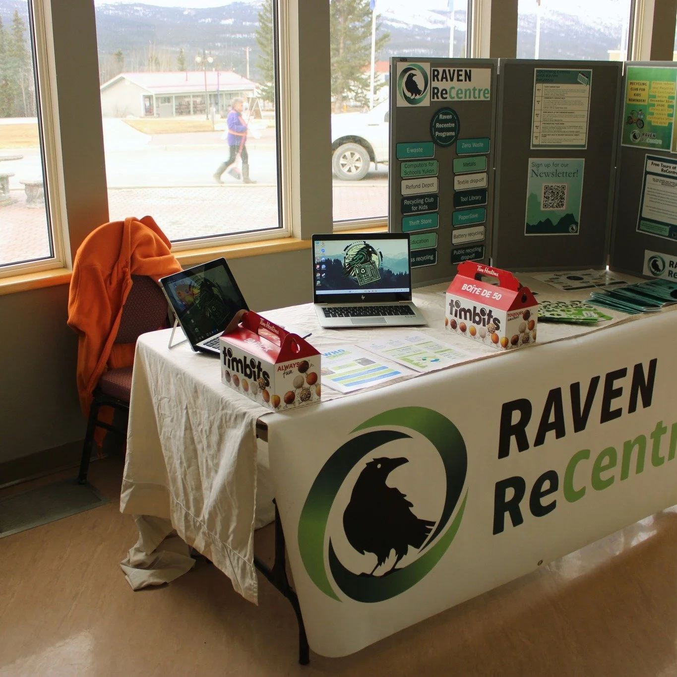 Raven ReCentre and Computers For Schools Yukon would like to thank Champagne and Aishihik First Nations and Raven Events for inviting us at the recently concluded Champagne and Aishihik First Nations (CAFN) Career Fair at the St. Elias Convention Cen