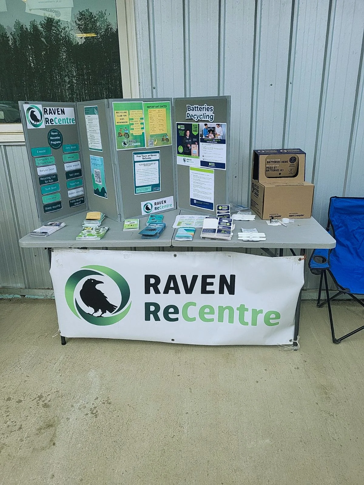 Raven ReCentre would like to thank all the kind folks in Watson Lake for coming out and joining us for their community Household Hazardous Waste Day 🏘🗑! 

Our staff had a splendid drive, got welcomed by a herd of bison, collected a bunch of batteri