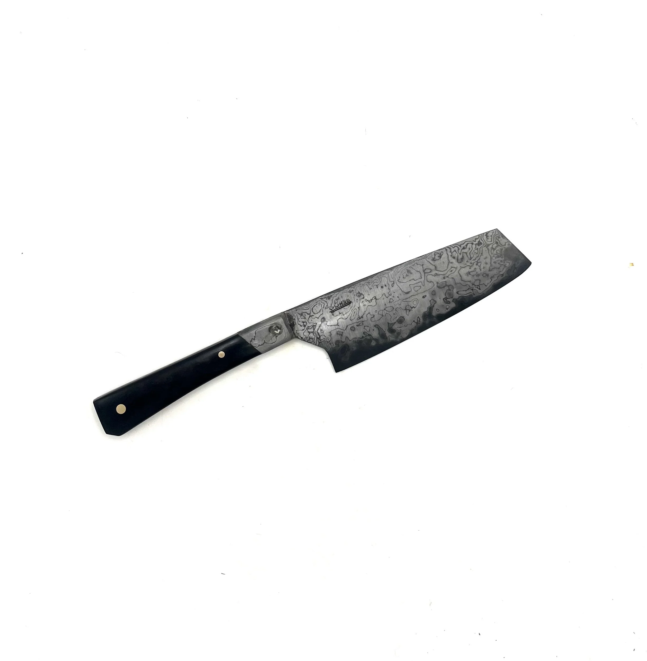 Ready to ship - 15cm Santoku With Zuba Horn Handle And Walnut Guard