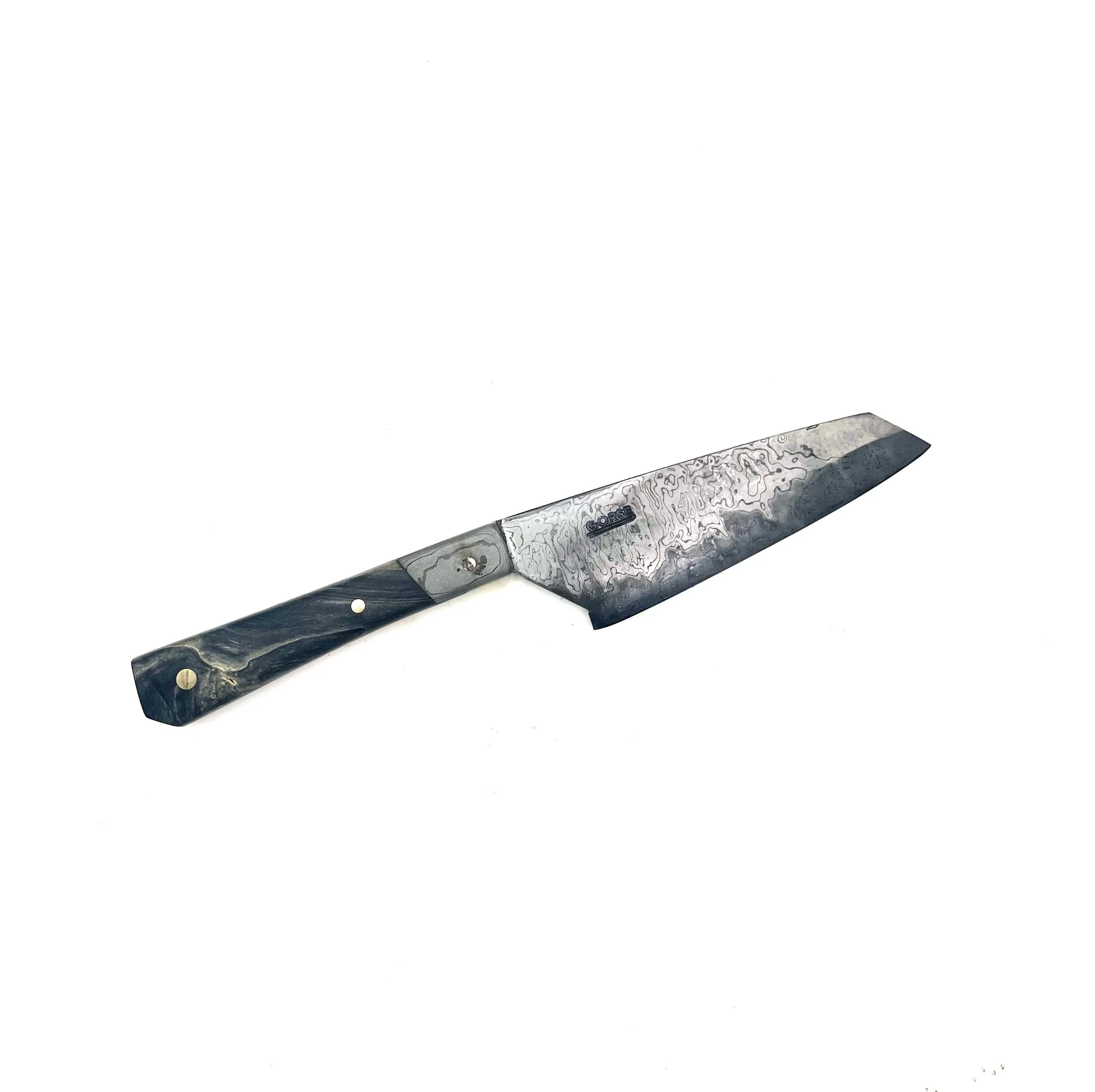 Ready to ship - 12cm Petty With Dyed Ash Handle And Walnut Guard