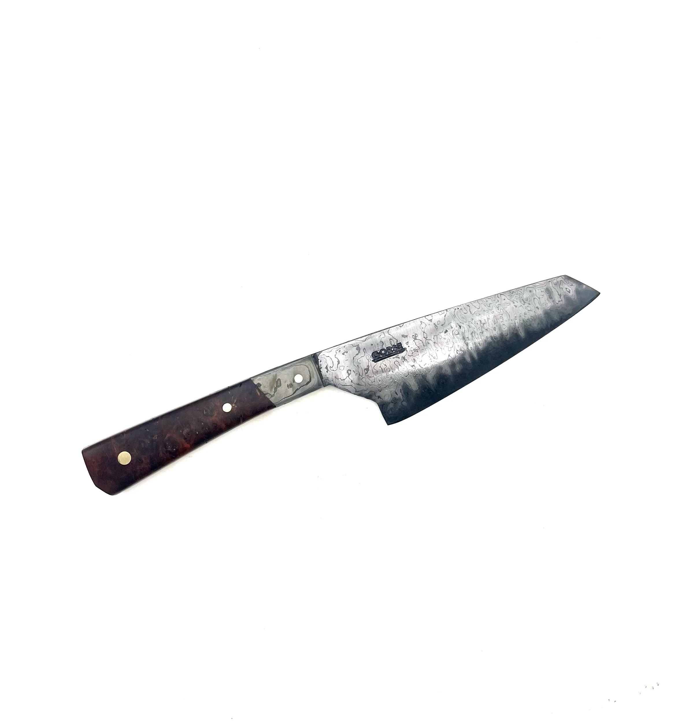 Ready to ship - 12cm Petty With Red Maple Handle And Walnut Guard #1