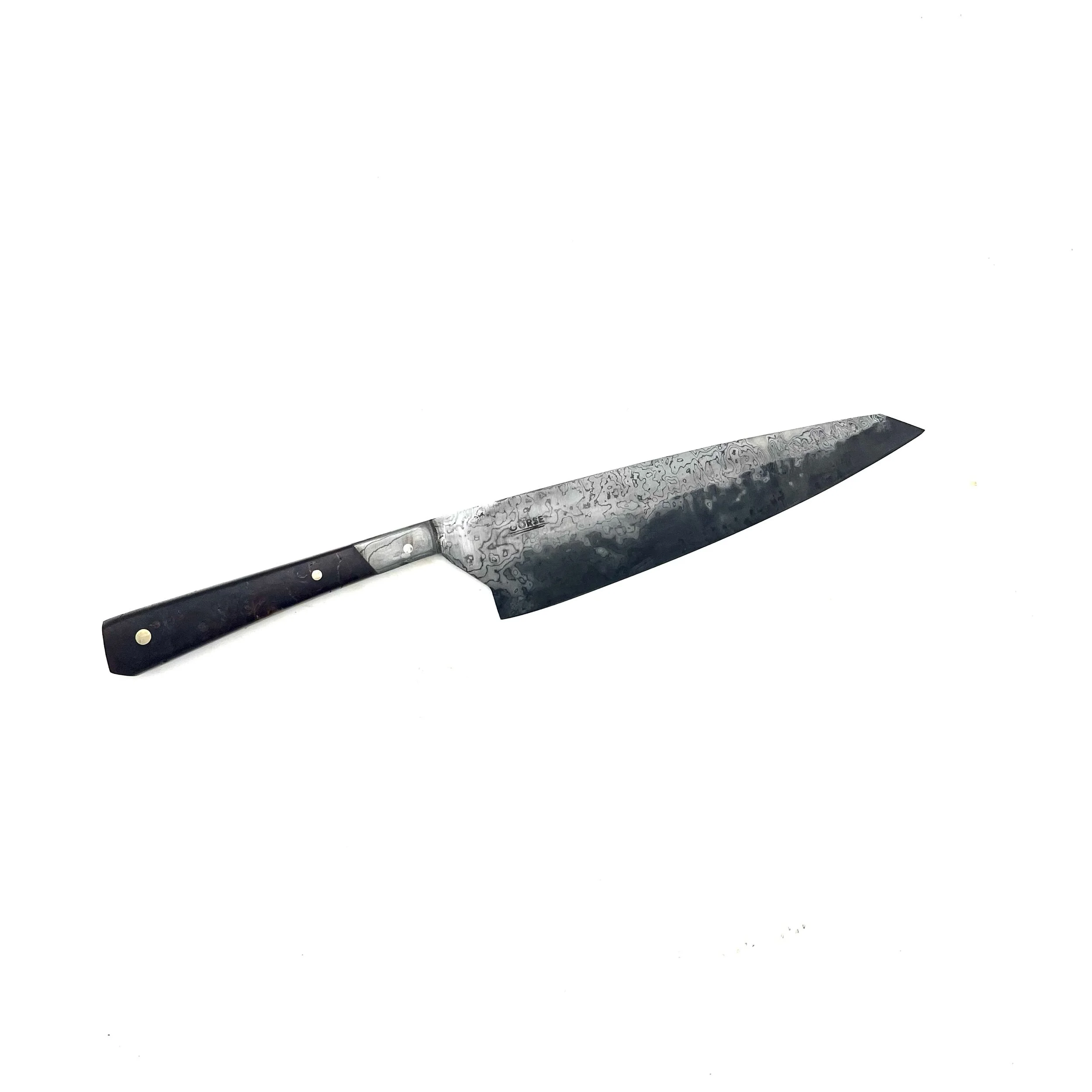 Ready to ship - 20cm Gyuto With Red Maple Handle And Walnut Guard