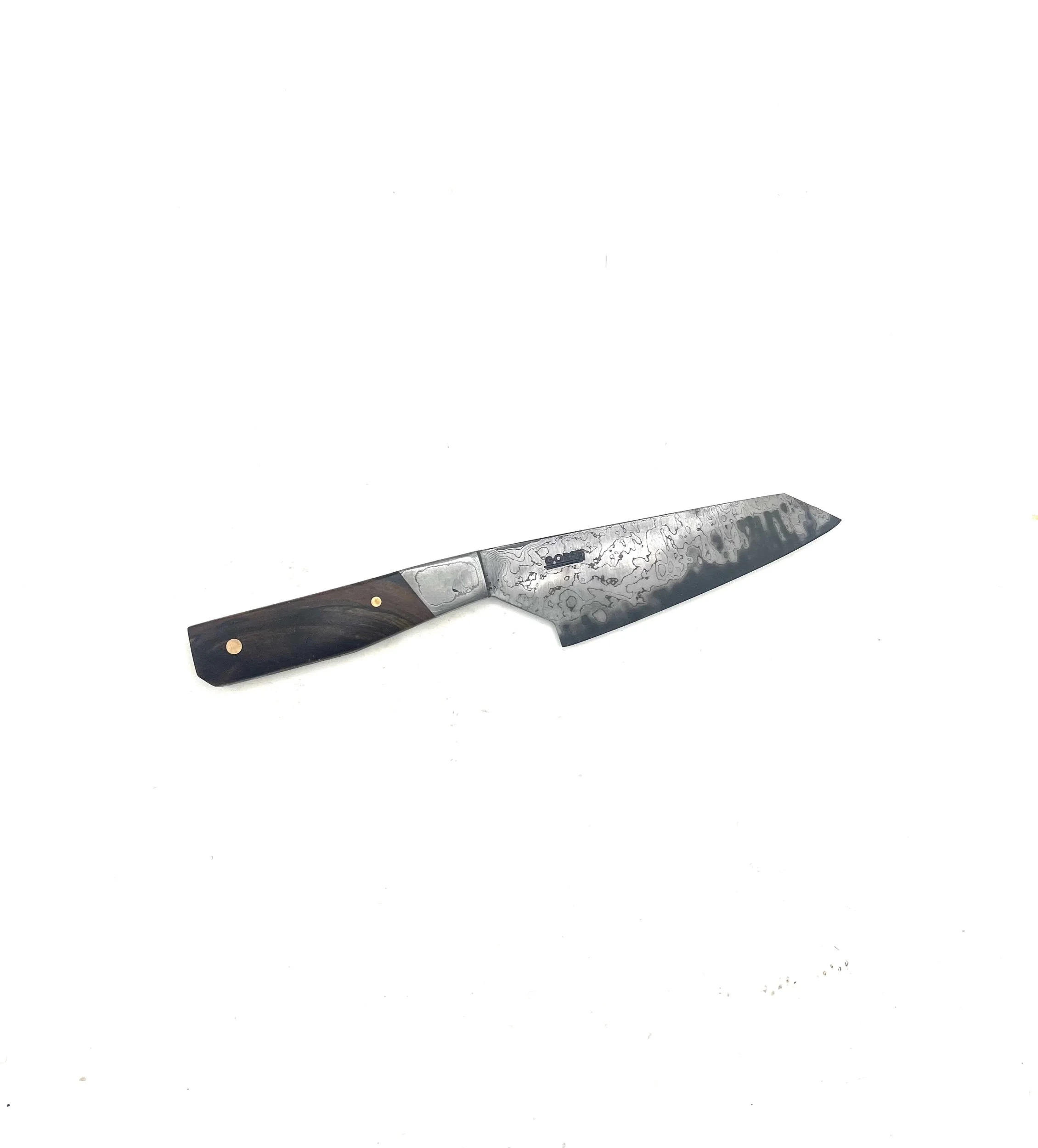 Ready to ship - 12cm Petty With Buckeye Burl Handle And Walnut Guard