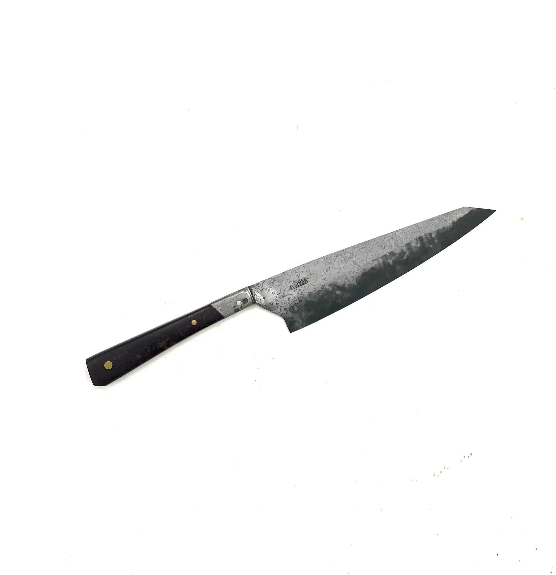 Ready to ship - 20cm Gyuto With Red Maple Handle And Walnut Guard