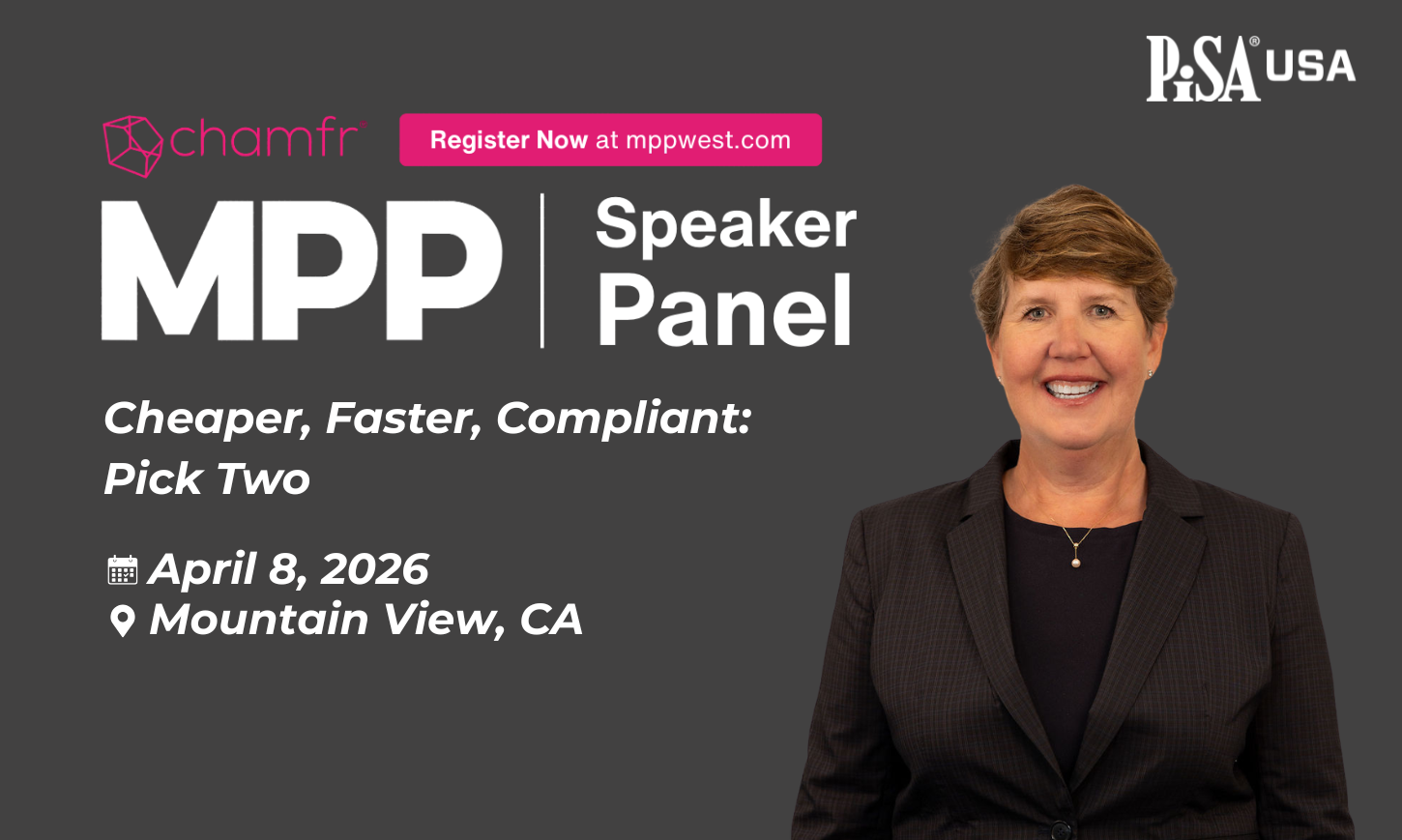 Marie O’Malley to Speak on Manufacturing Tradeoffs Panel at MPP West 2026