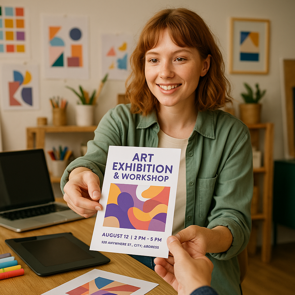 Flyers for Art and Creative Businesses: Build Visibility, Attract Audiences, and Sell Your Vision