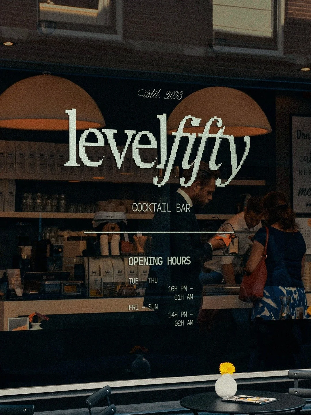 Brand Recap ✨

Looking back at maybe one of my all-time favourite branding passion projects from the past three years! I love going to a cocktail bar &mdash; if this existed I would definitely pay Level Fifty a visit (I'm not biased at all) 🍸

-
#gr