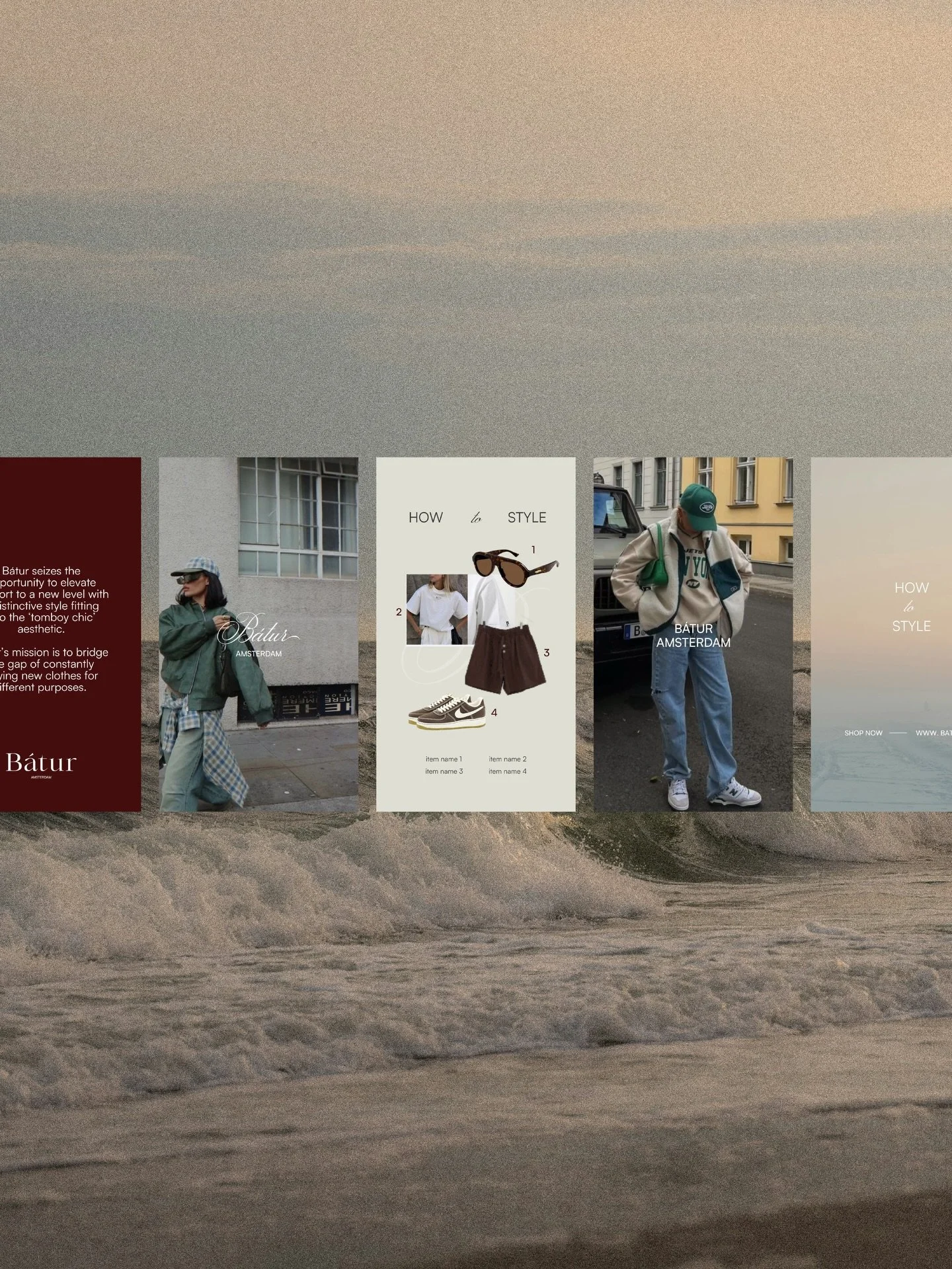 Client Project Recap ⛵️

Quality meets character in this elegant yet minimal branding identity for @baturamsterdam (made in 2024). In a time when mixing gendered pieces becomes the norm for everyday clothing, B&aacute;tur seizes the opportunity to el