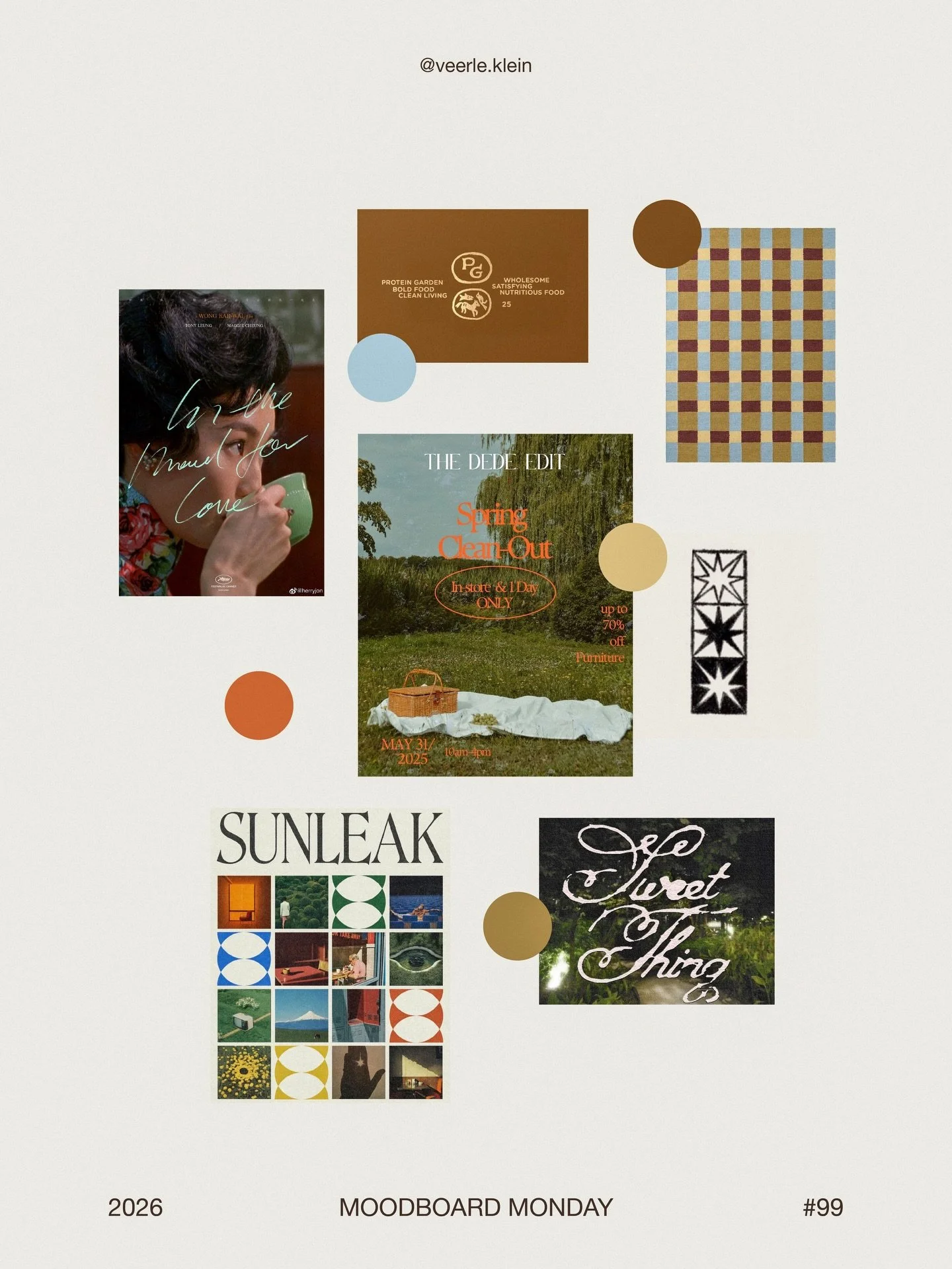 Looking forward to Spring (although it&rsquo;s only February), so I&rsquo;m warming up the vibes with this week&rsquo;s moodboard 🌤️

All pictures from Pinterest, makers are credited when found.

Credits:
@craytive_studio

-
#moodboardmonday #moodbo