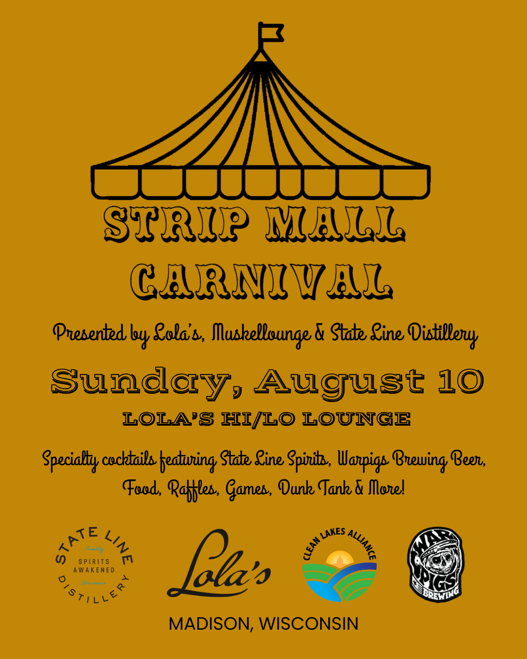 STRIP MALL CARNIVAL: A Benefit for Clean Lakes Alliance