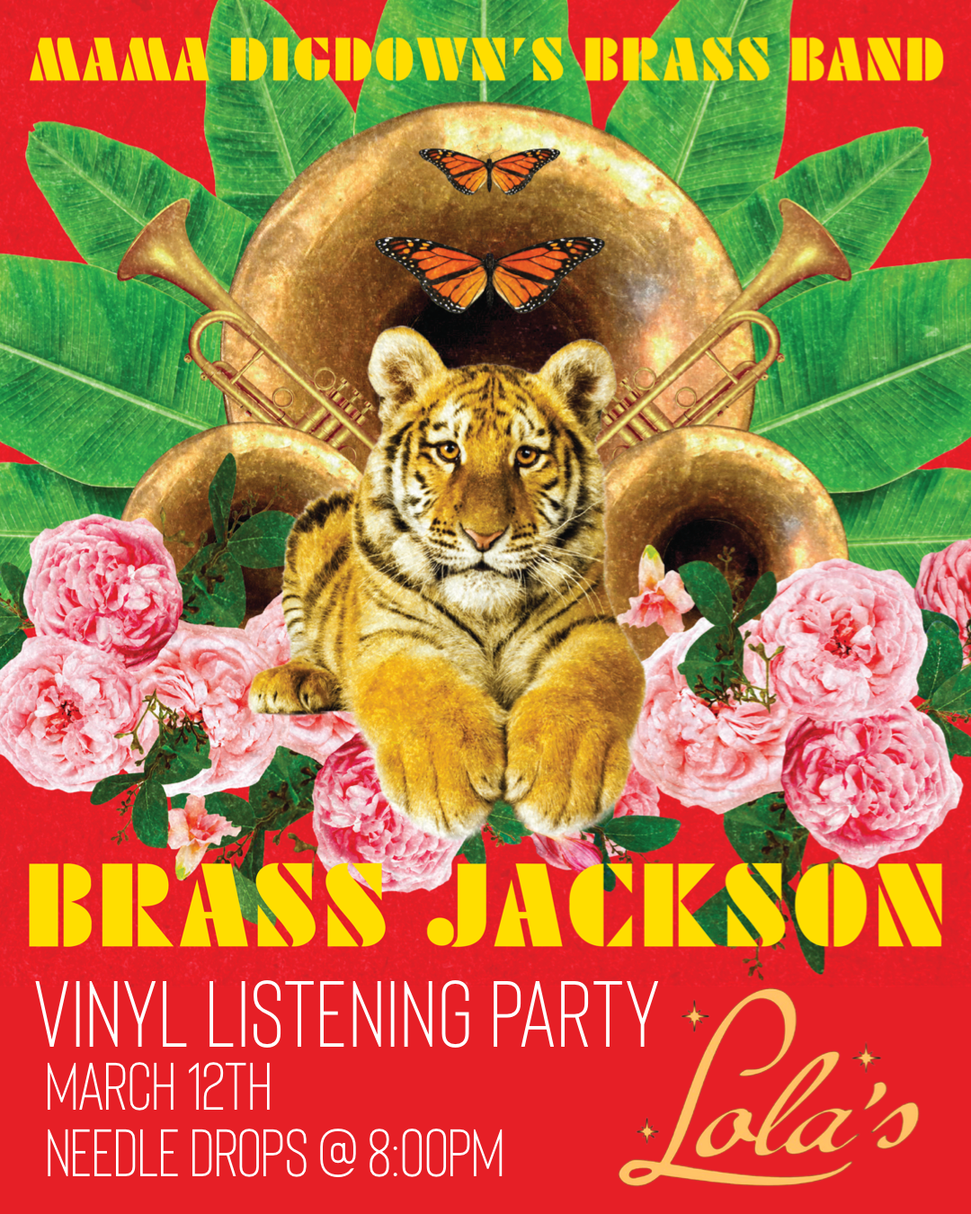 VINYL LISTENING PARTY:  MAMA DIGDOWN'S BRASS BAND