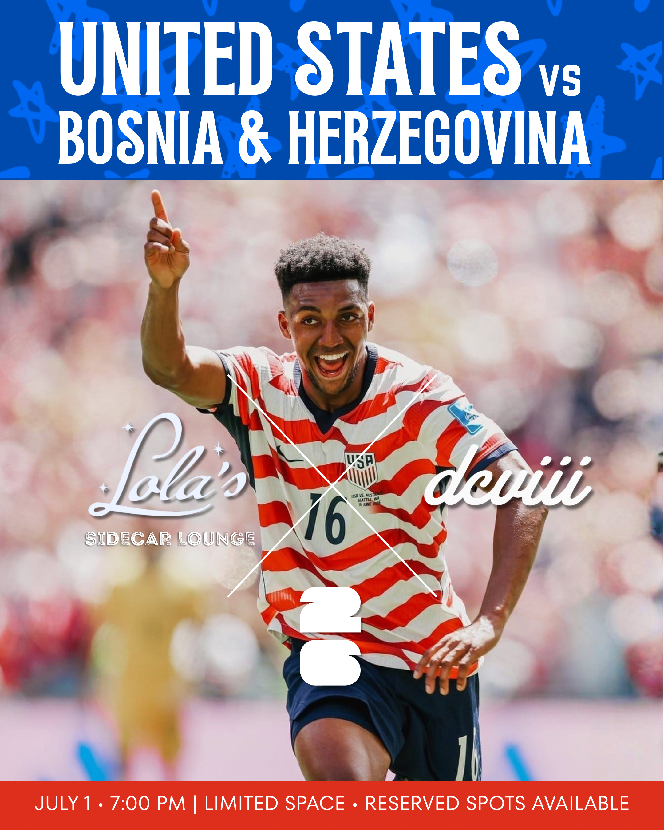 WORLD CUP KNOCKOUT ROUND WATCH PARTY: USA VS. BOSNIA &amp; HERZEGOVINA