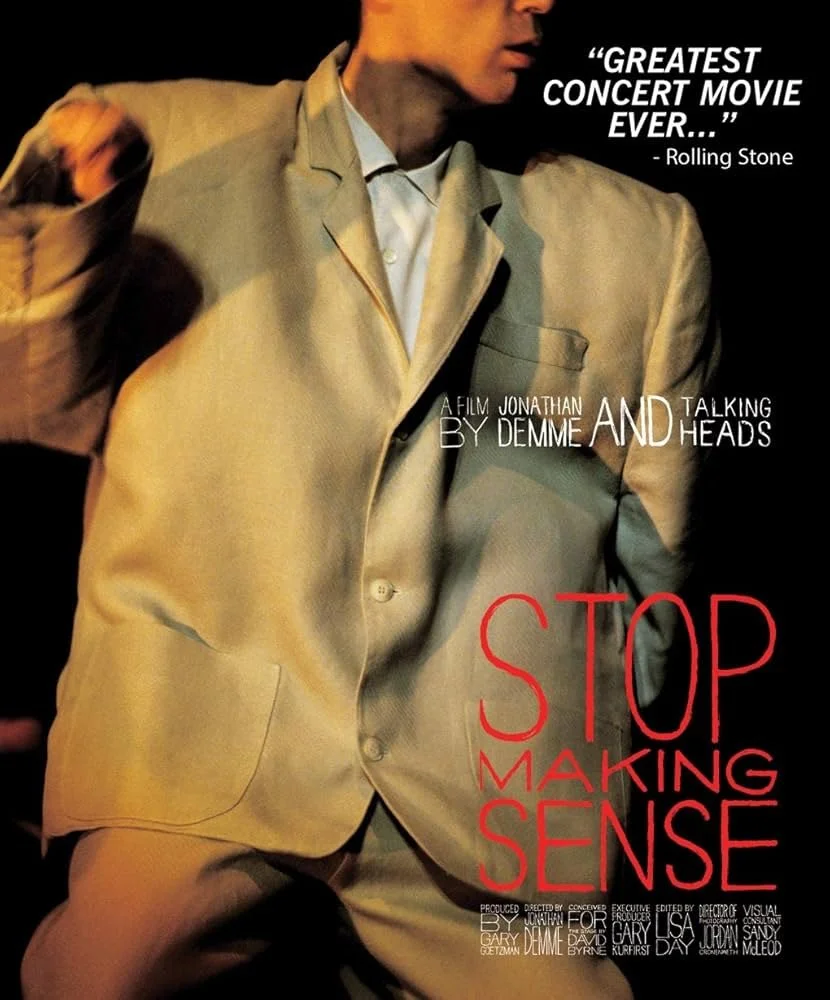 MOVIE PARTY:  TALKING HEADS -  "STOP MAKING SENSE"