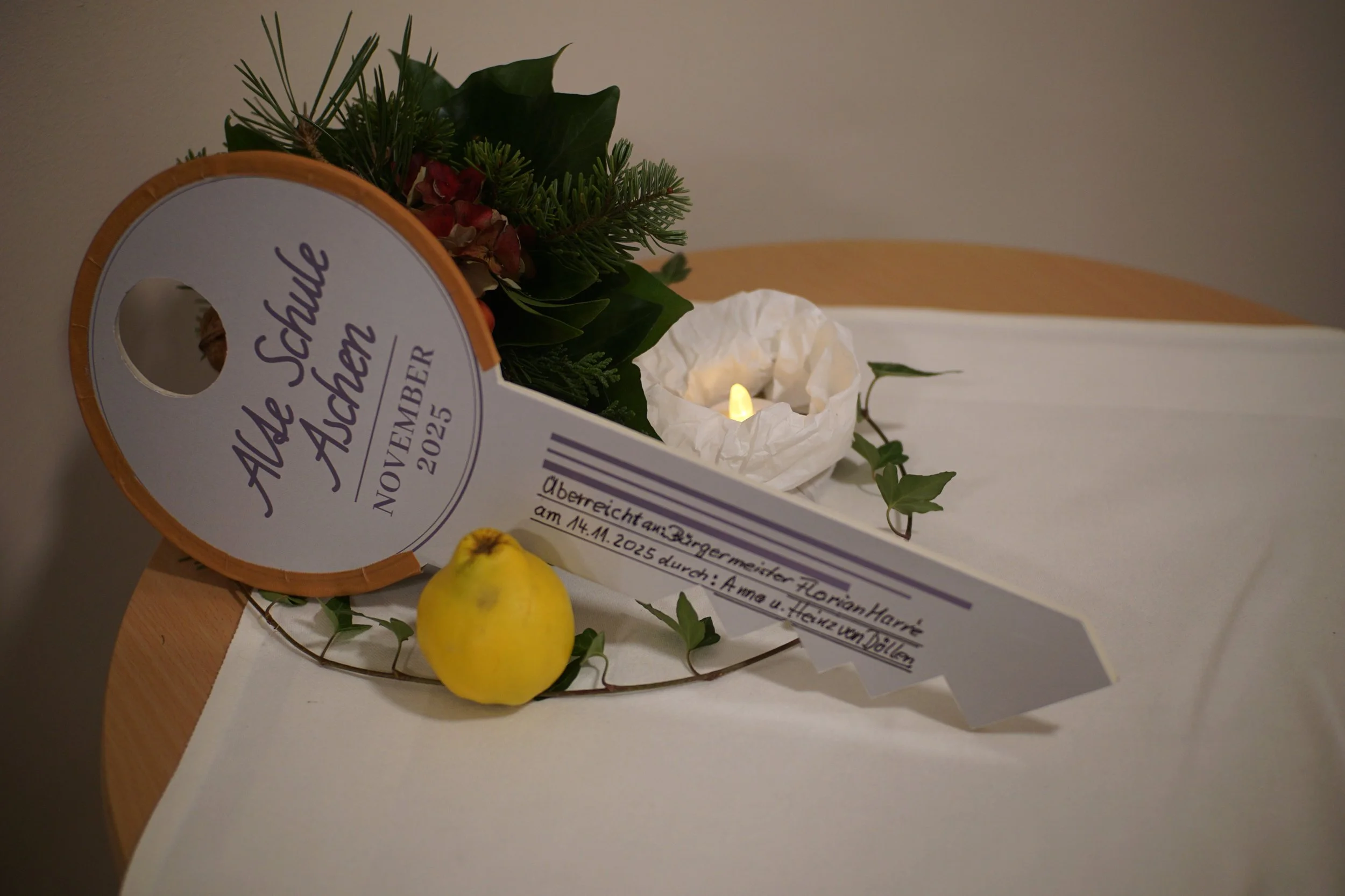 Einweihung der Alten Schule