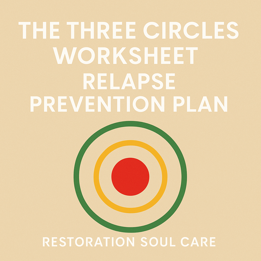 The Three Circles Worksheet: Relapse Prevention Plan