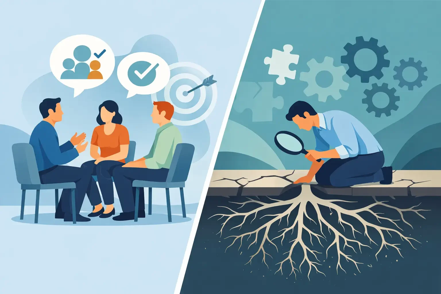 Accountability Groups vs Root Cause Recovery