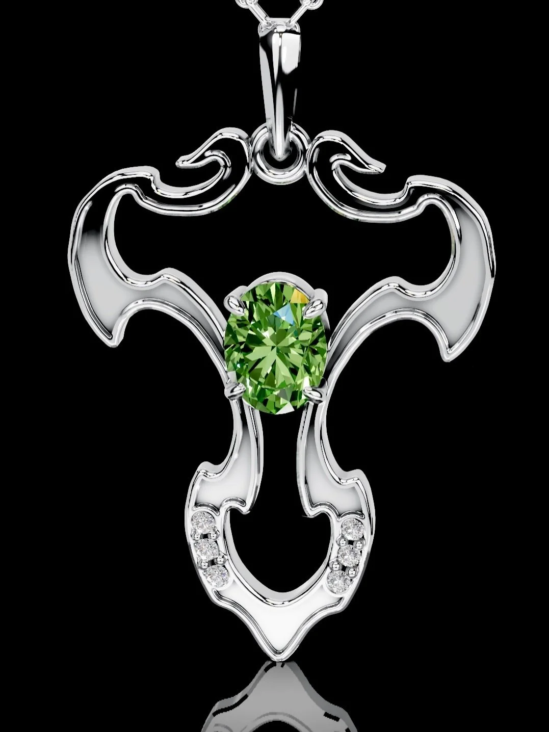 Reminiscence

Peridot 
Silver 

Pendant 

#silverjewellery #silver #jewelry