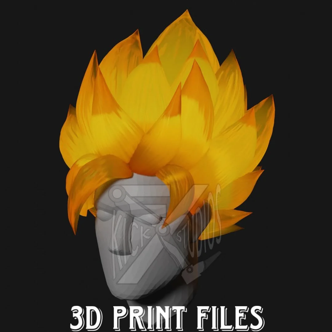 We just uploaded the STLs for our Super Saiyan headpiece! Available now on our website and Etsy!

#supersaiyancosplay #dbzcosplay #cosplay