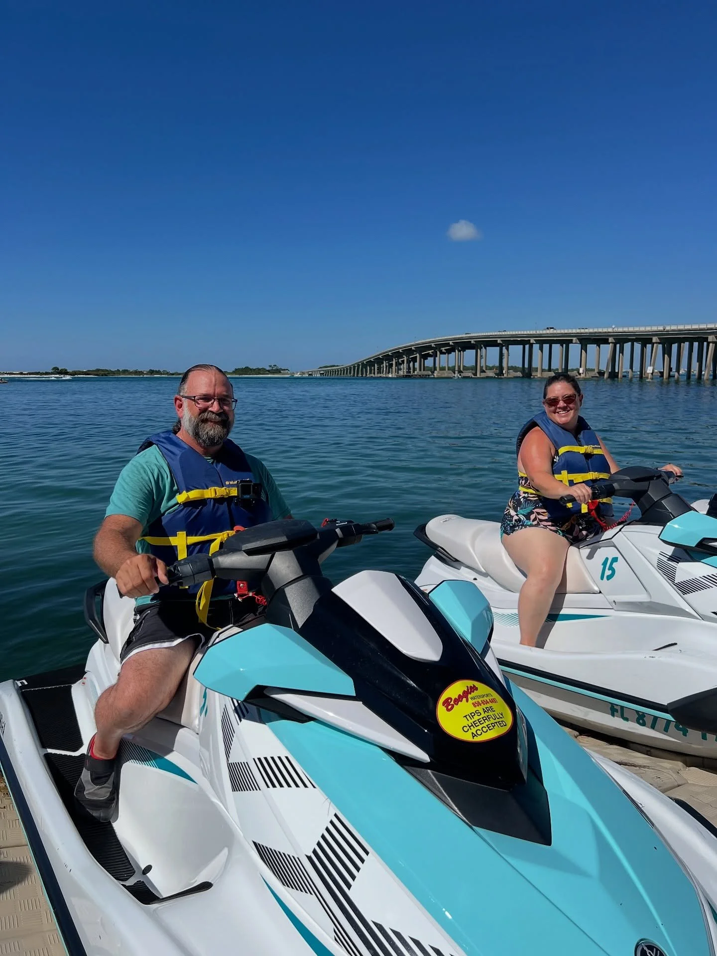 ✌🏻 Two Jet Skis, two riders, one mission &mdash; Boogies pure fun!!!

😎🤙🏻🌊 Grab a buddy, rev up the throttle, and make waves across the Emerald Coast!

🌐 Book Online: link in bio
📞 Call to Book: (850) 654-4497
📩 DM us for more info

#BoogiesW