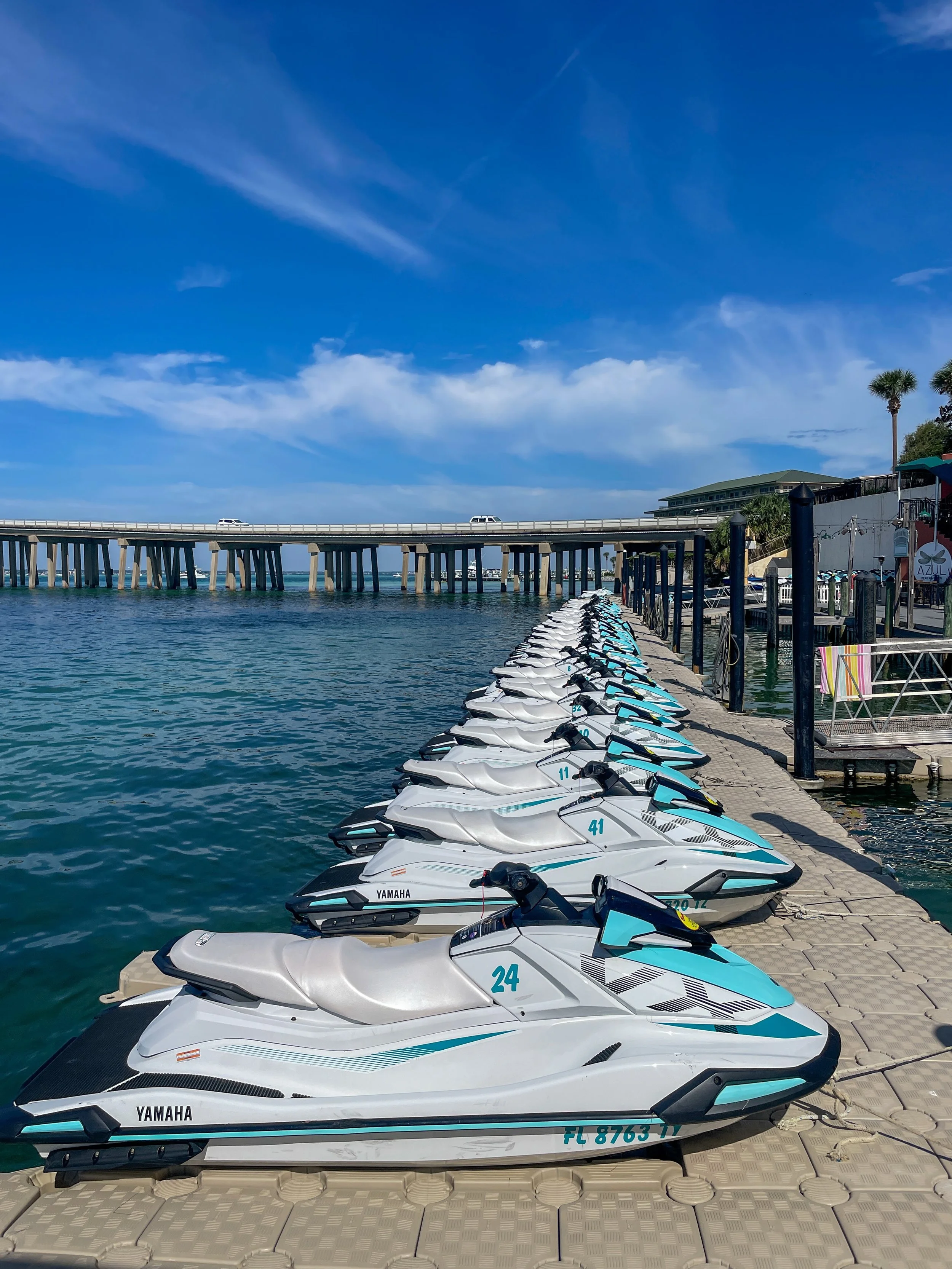 ‼️ This lineup doesn&rsquo;t happen by accident.

💦💦💦 The largest jet ski fleet in town, maintained year-round and refreshed with new units every single season.

😎🤙🏻🌊 Yeah&hellip; we take the rental game seriously.

📍 Find us at @HWVDestin 

