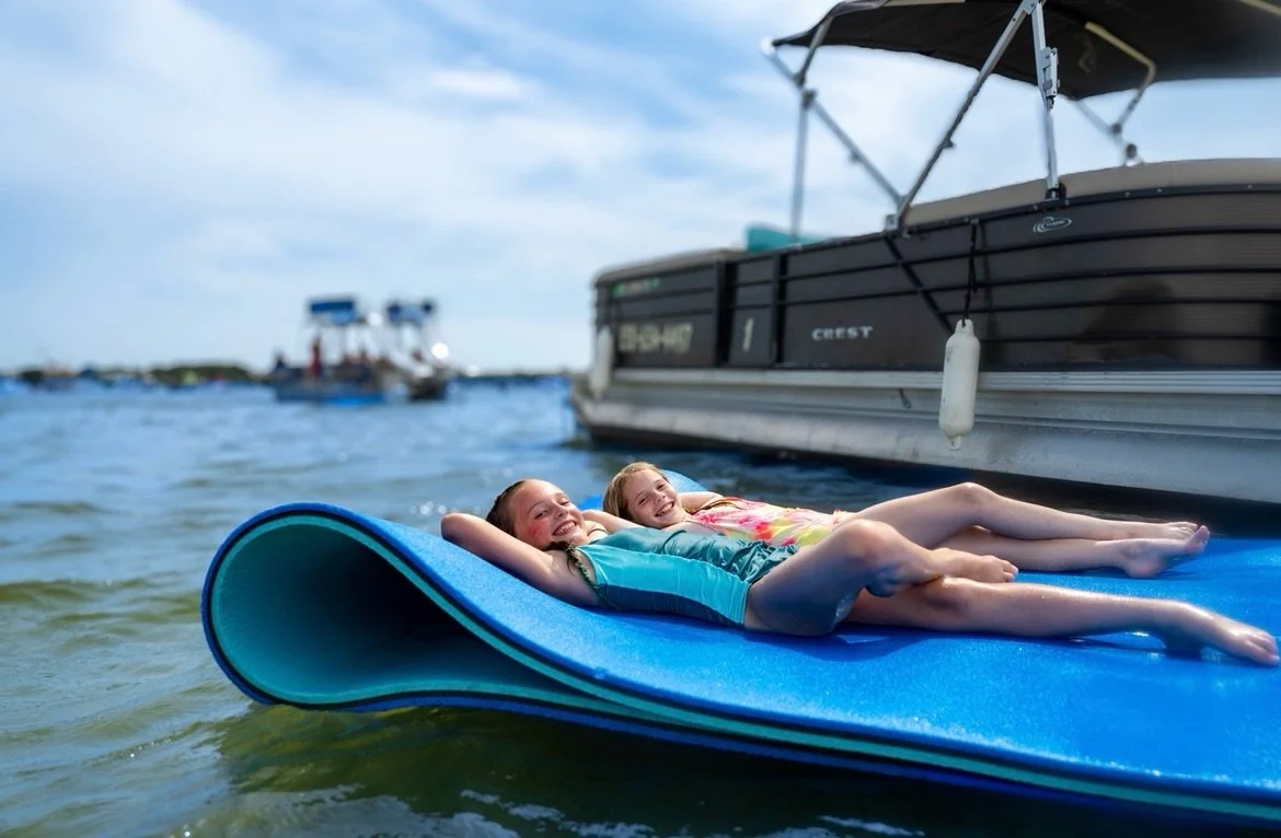 🚤🦀🏝️ Kids on a Lily Pad really have summer figured out.

☀️ A little sunbathing.
🛟 A little floating.
💦 A little splashing.
📆 And absolutely nothing important on the schedule.

🤔 Looking at this picture thinking, &ldquo;That should be us&rdquo