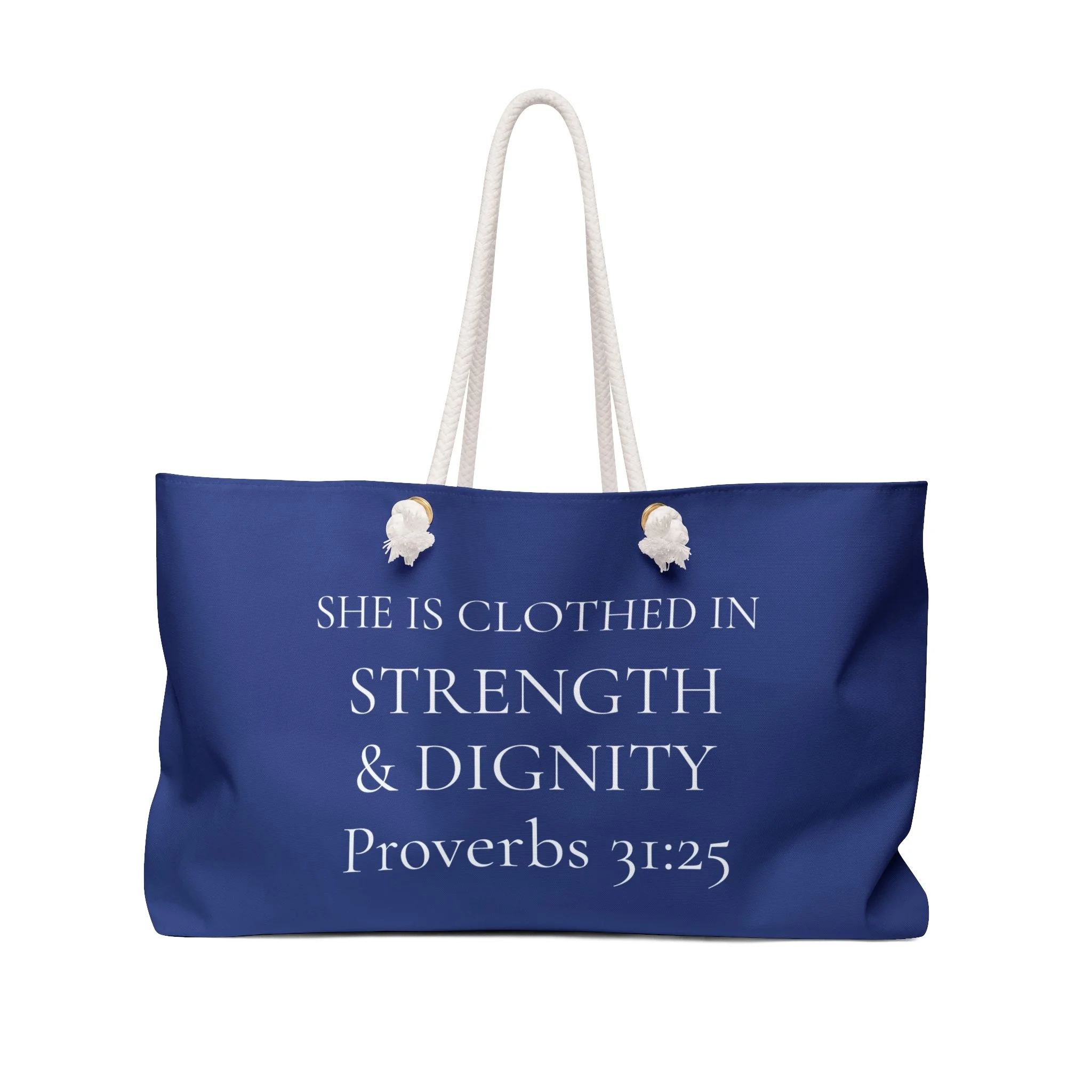 The Proverbs Tote — Royal Blue
