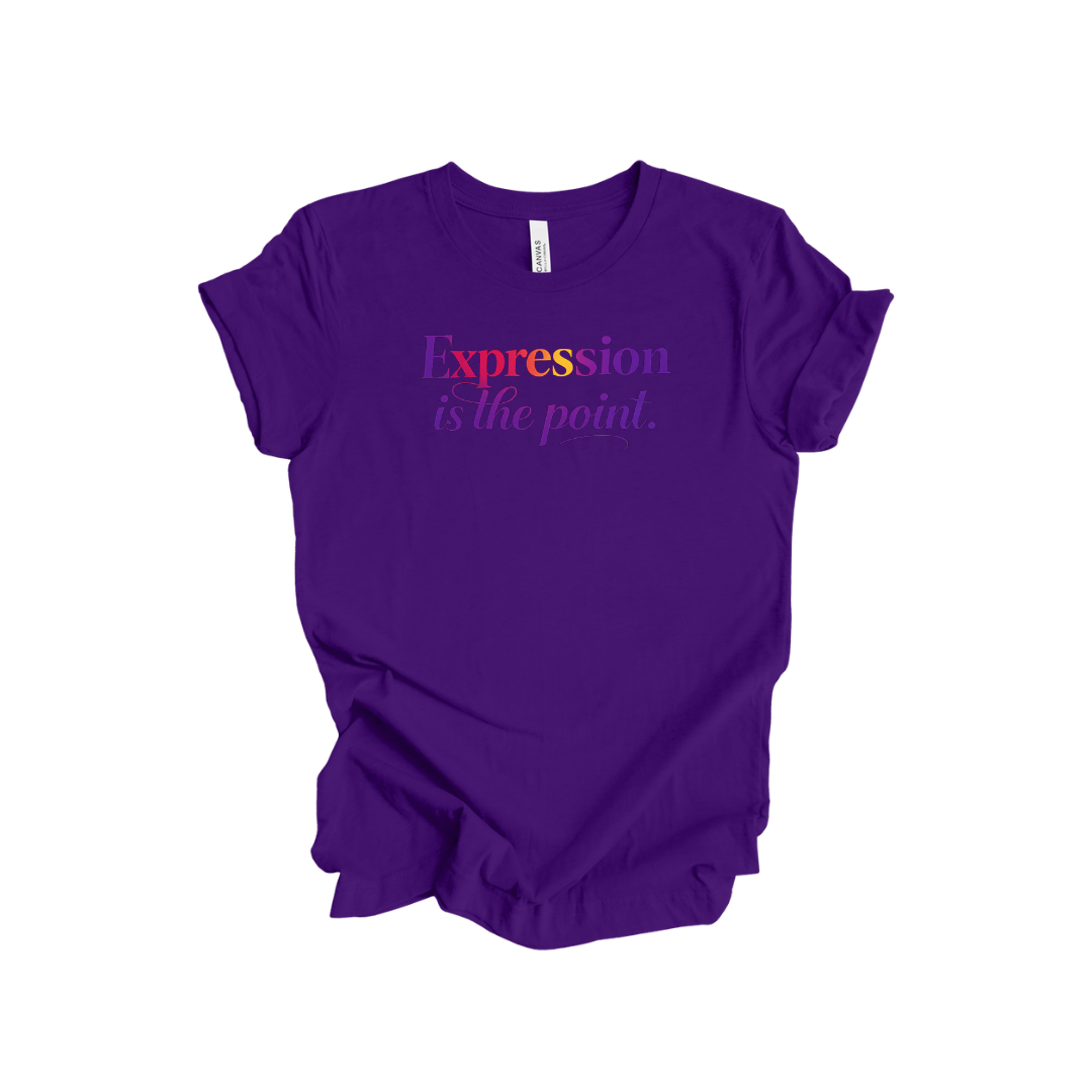 expression is the point purple tee.png
