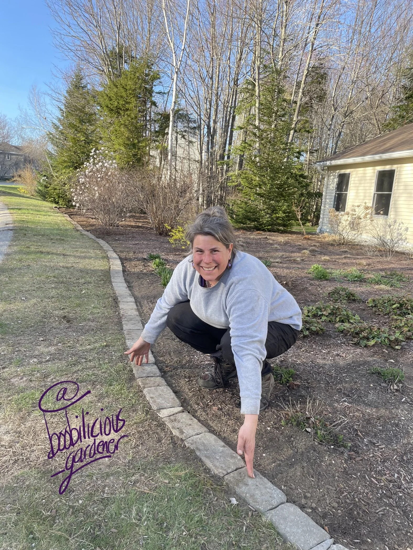 Sam's excellent edging project